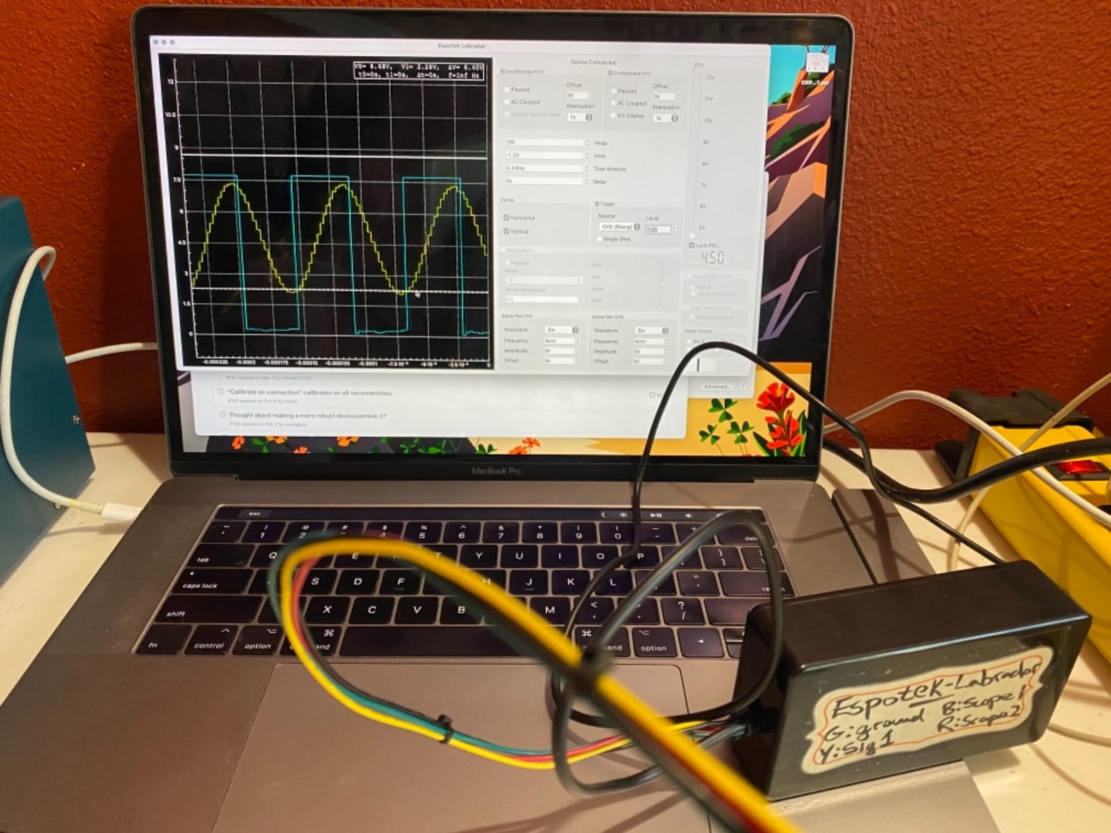 EspoTek Labrador: Easy-to-Use, Open-Source, All-in-One USB Oscilloscope, Signal Generator, Power Supply, Logic Analyzer, Multimeter for Windows, Mac, Linux, Android, Raspberry Pi customer photo 2