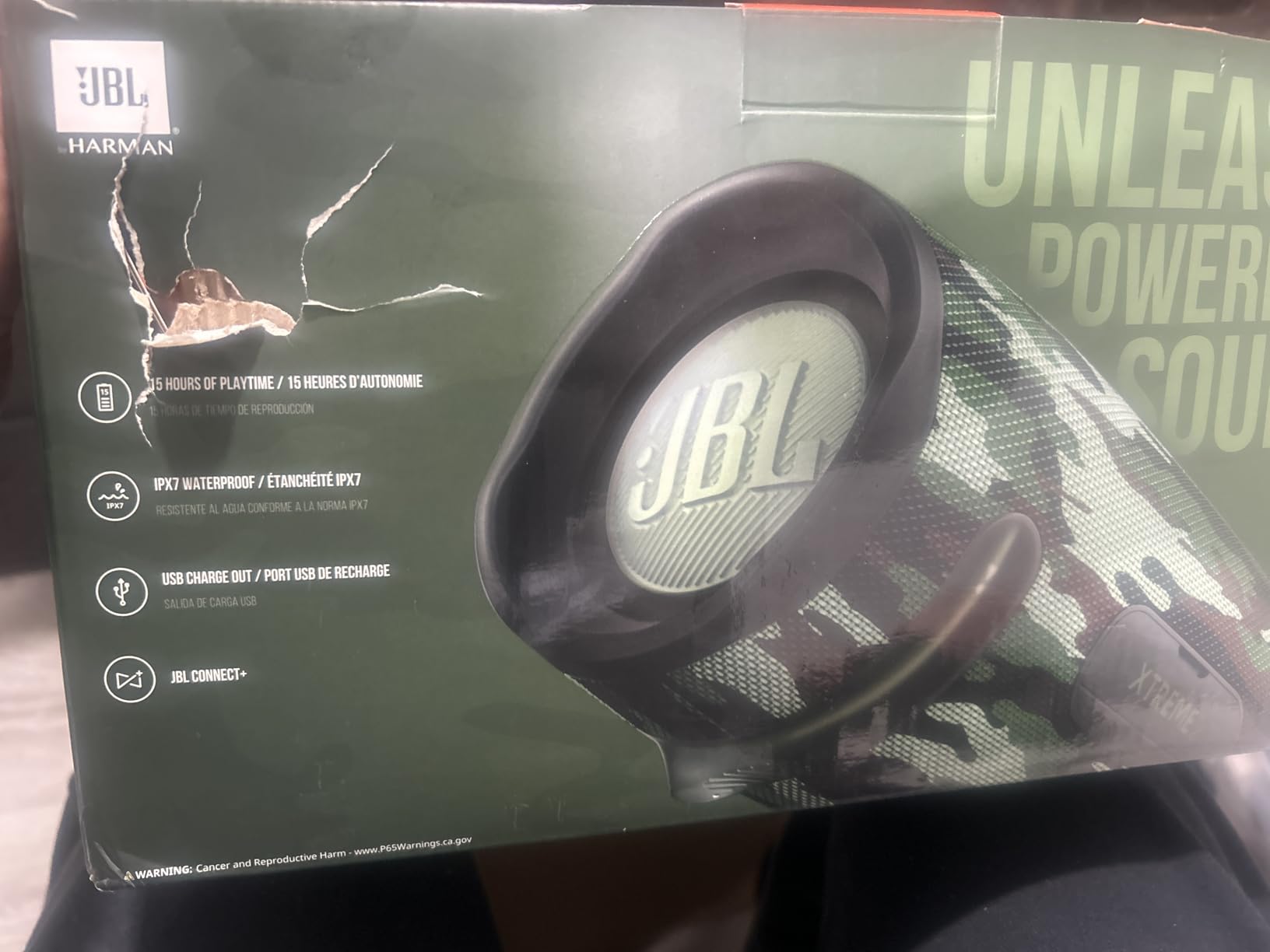 JBL Xtreme 2, Waterproof Portable Bluetooth Speaker, Black | Wireless Bluetooth Streaming, Up to 15 hours of playtime, IPX7 waterproof, JBL Connect, Durable fabric and rugged material customer photo 2