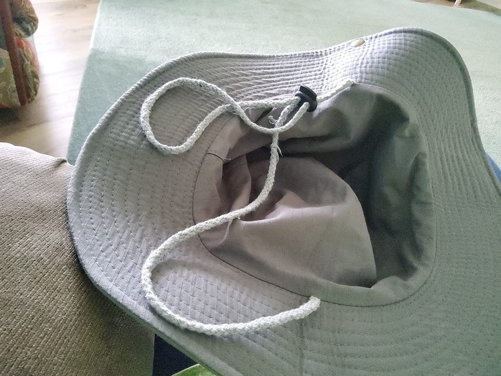 Outdoor Wide Brim Sun Protect Hat, Double Layer Classic US Combat Army Style Bush Jungle Sun Cap for Fishing Hunting Camping customer photo 1
