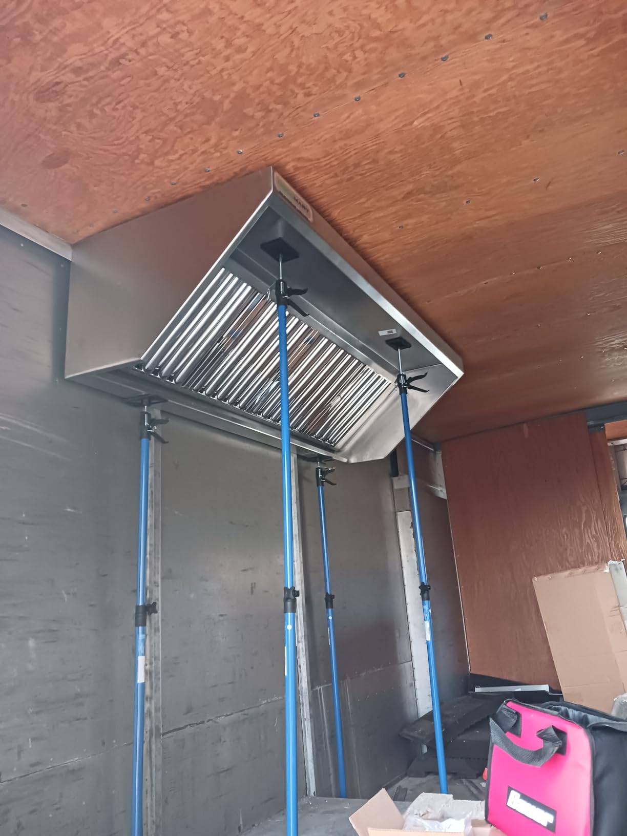 5' Concession Trailer Hood System for Food Truck | Commercial Range Hood with Direct Drive Exhaust Fan | Stainless Steel Kitchen Equipment with Install Kit Included customer photo 2