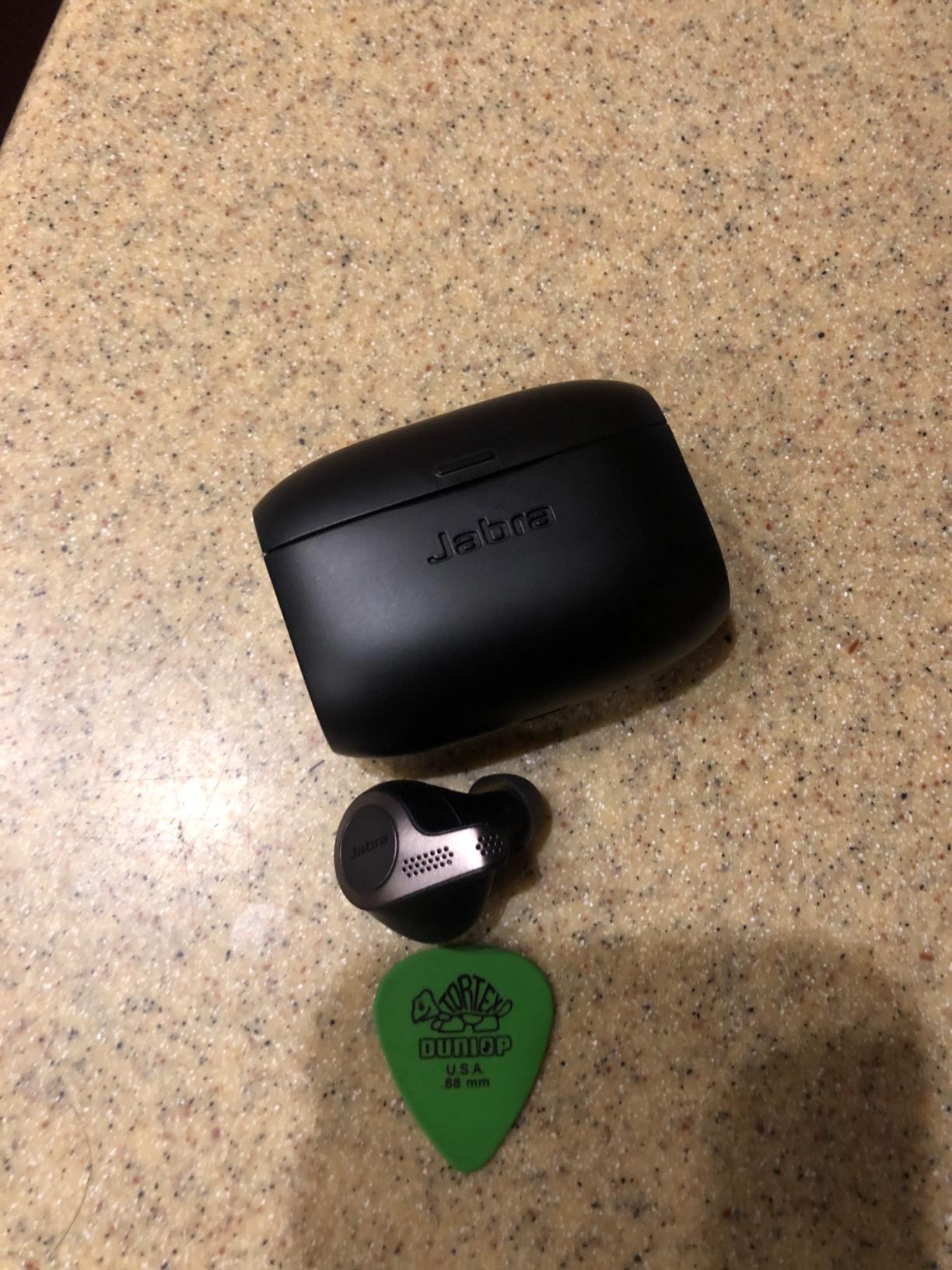 Jabra Elite 65t Alexa Enabled True Wireless Earbuds with Charging Case IP55 rated - Titanium Black (Renewed) customer photo 2