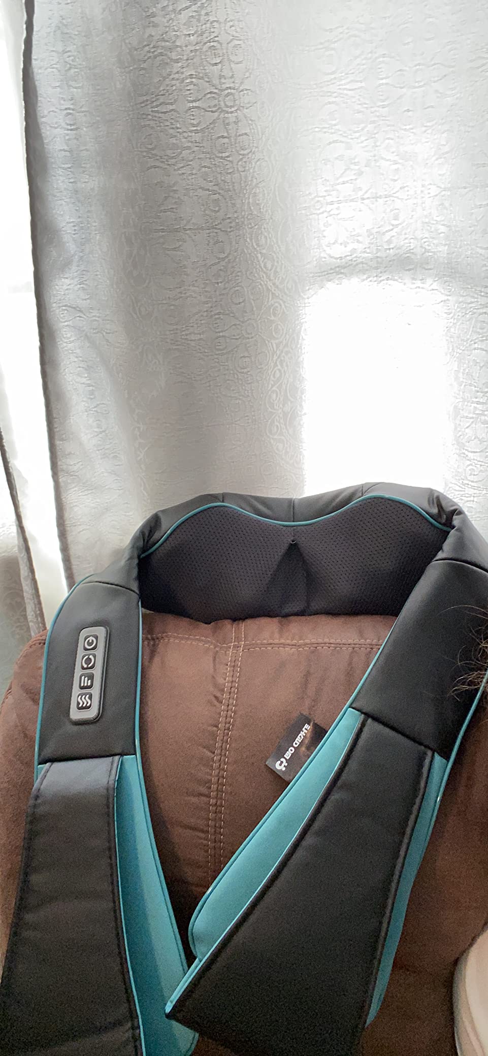 Mo Cuishle Shiatsu Neck Massager for Pain Relief Deep Tissue, Gifts for Men customer photo 2