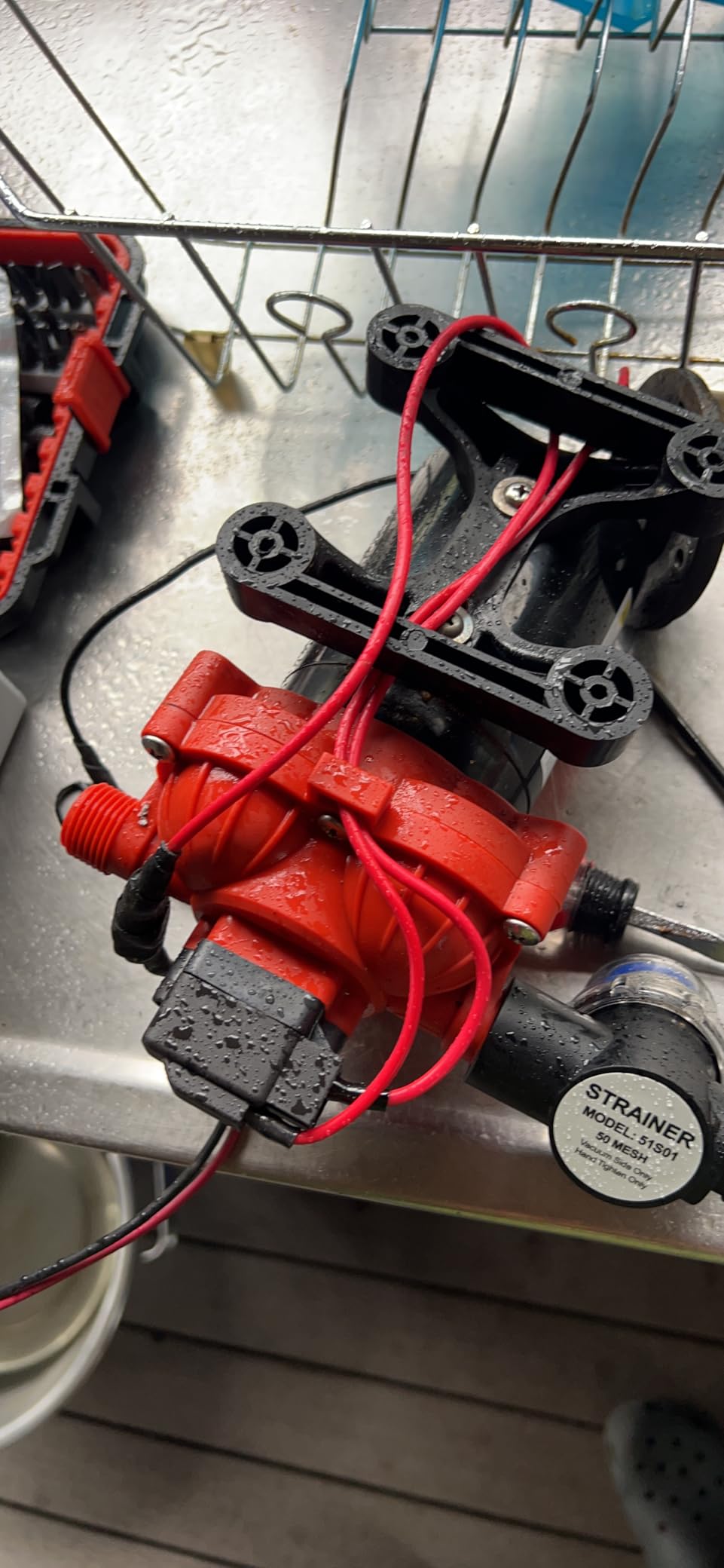 SEAFLO 33 Series RV Water Pump - 12V, 3.0 GPM 45 PSI Diaphragm Pump, Self-Priming On-Demand Fresh Water Pump for RV Camper Boat Marine customer photo 2