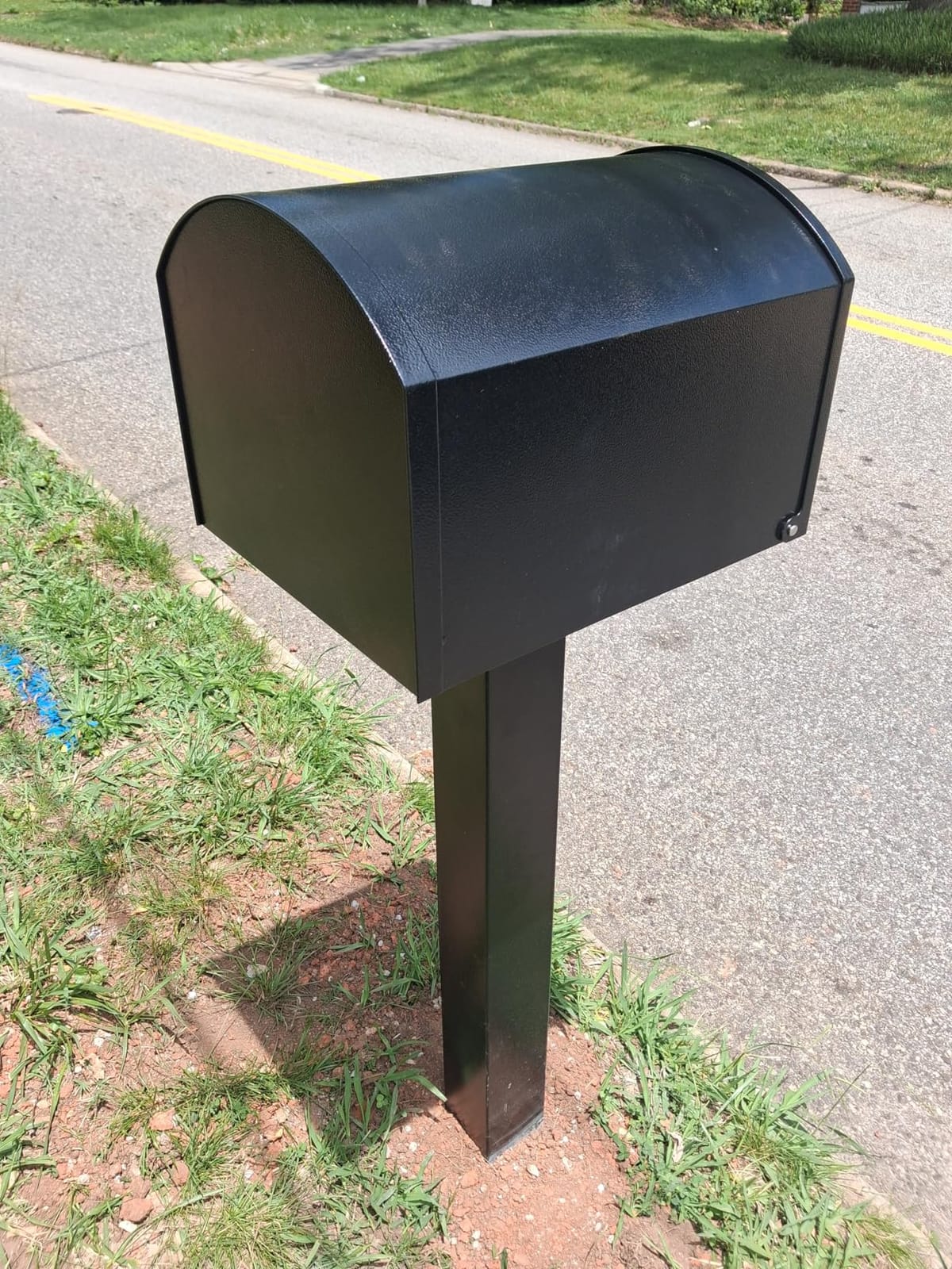 Mail Boss Orca Extra Large Galvanized Steel Post Mount Mailbox, Non-Locking | USPS Approved T4 Rural Mailbox customer photo 1