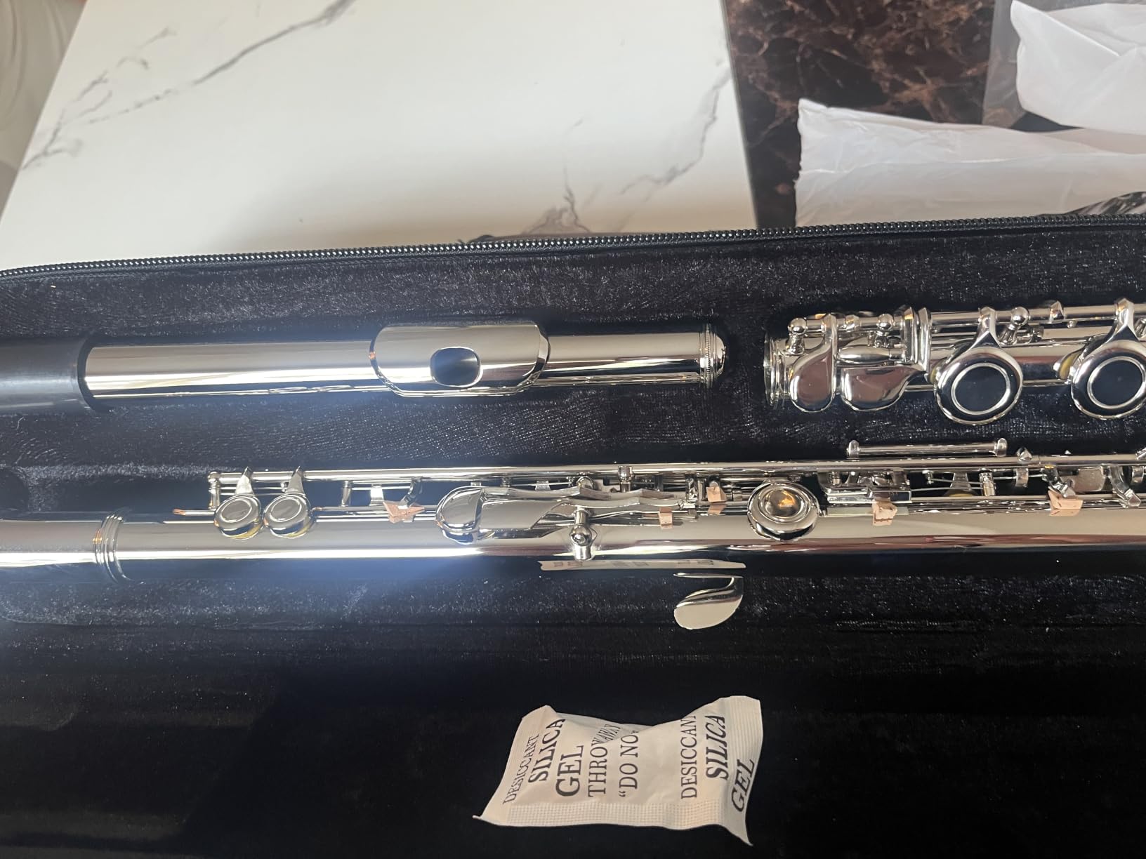 Eastar 16-Key Closed Hole C Flute Kids Beginner, Nickel Full Kit, EFL-1 customer photo 2