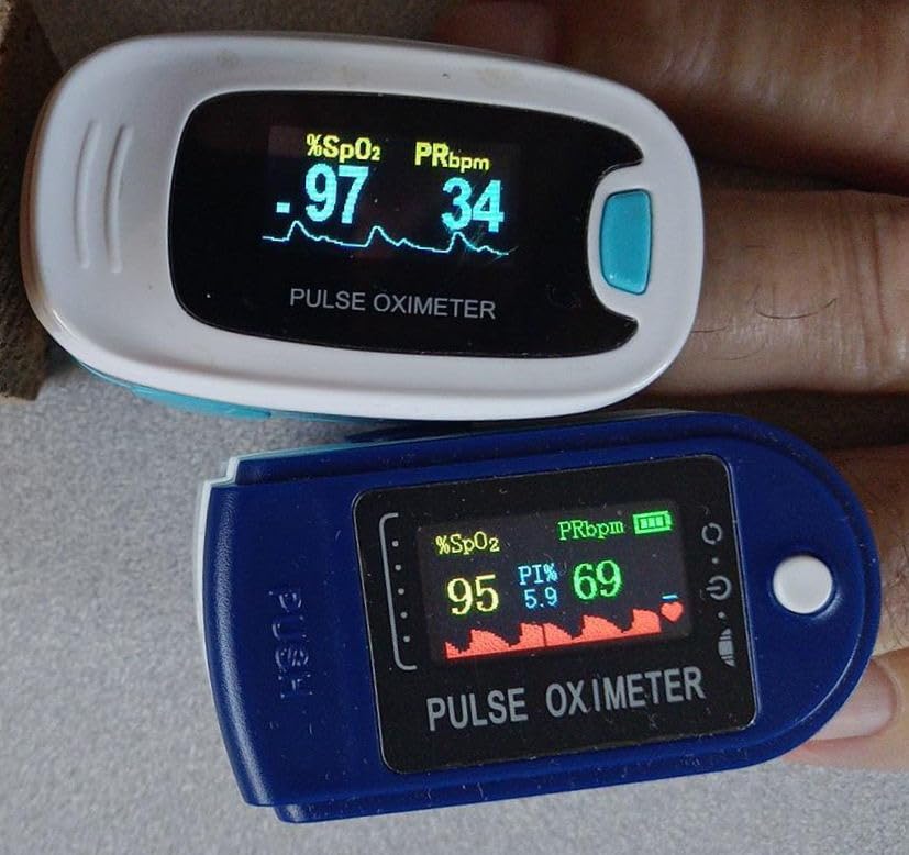 CONTEC Pulse Oximeter, SpO2 & PR Waveform Blood Oxygen Monitor w/Lanyard customer photo 1