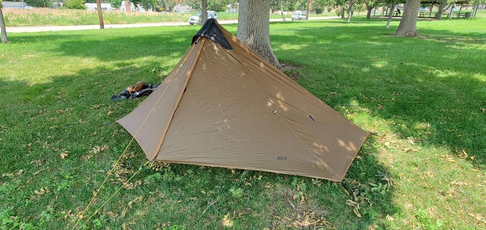 LANSHAN Ultralight Waterproof 1-2 Person Backpacking Tent | Ultralight waterproof nylon, pitch anywhere, for camping & travel customer photo 1