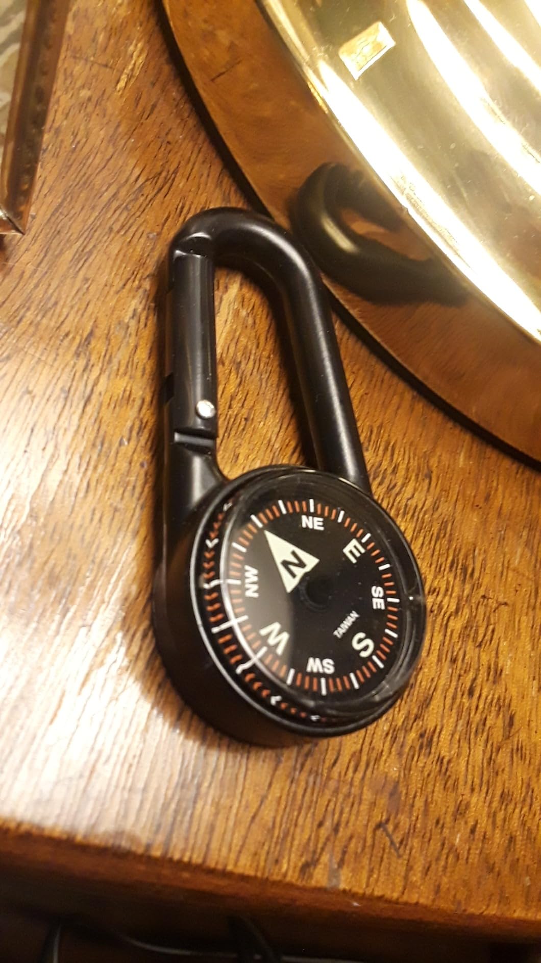 Coghlan's Compass Carabiner, Liquid-Filled Navigation Tool for Hiking, Camping, Survival & Orienteering customer photo 2