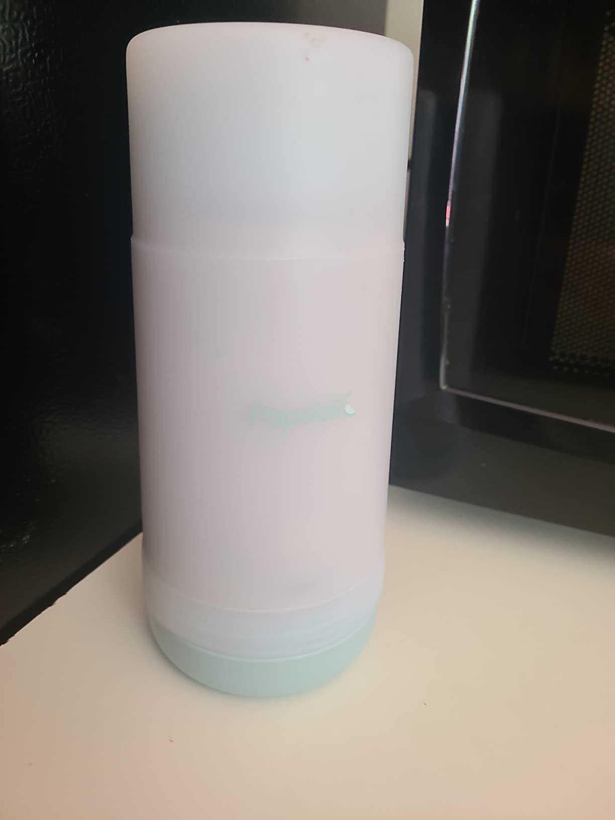 Papablic Portable Travel Baby Bottle Warmer On The Go, Fits Most Car Cup Holders, 12 OZ Stainless Steel Bottle Warmer, Leak-Proof, Safe & Easy to Clean customer photo 1
