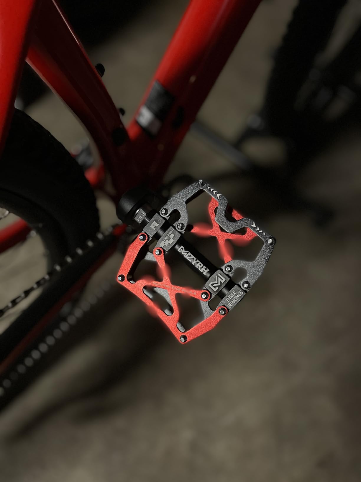MZYRH Mountain Bike Pedals, Ultra Strong Colorful CNC Machined 9/16