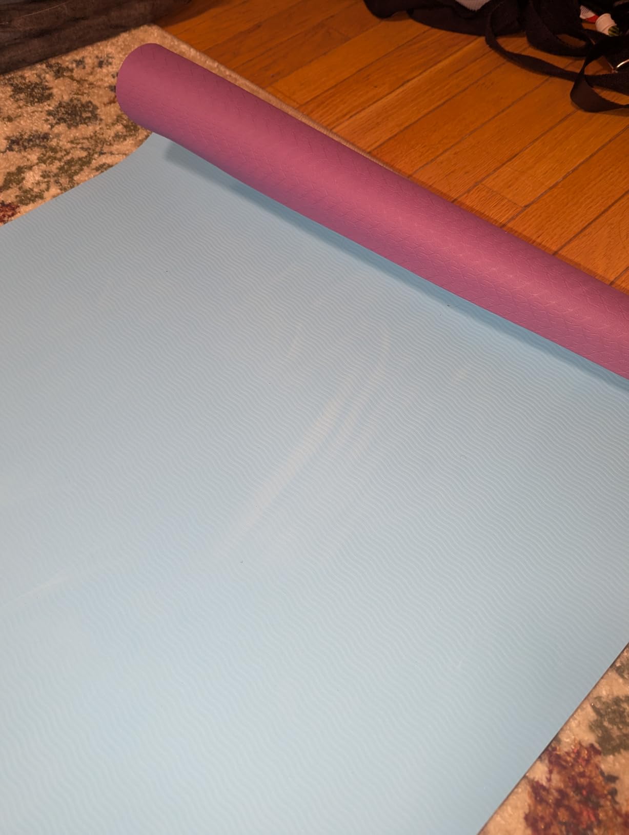 Gruper Yoga Mat Non Slip, Eco Friendly Fitness Exercise Mat with Carrying Strap customer photo 1