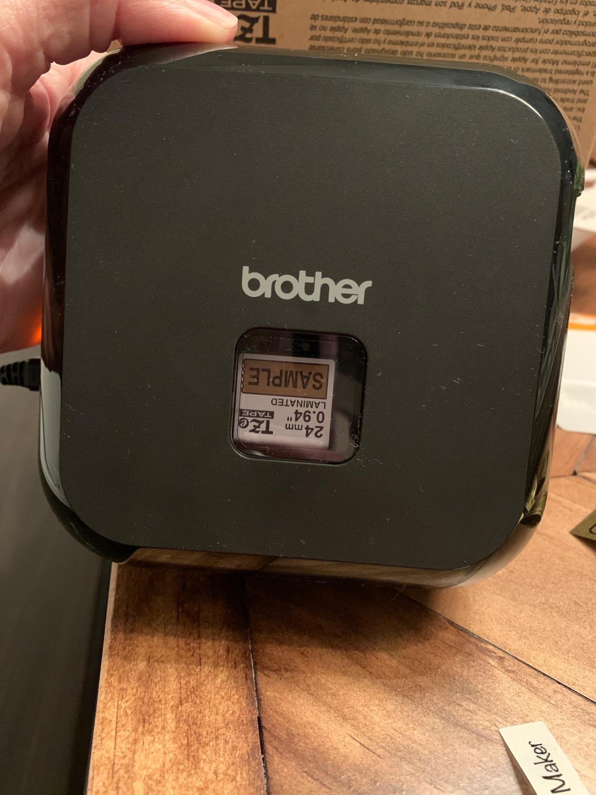 Brother P-touch CUBE Plus Bluetooth Label Maker (PT-P710BT), Black | Bluetooth connectivity customer photo 2