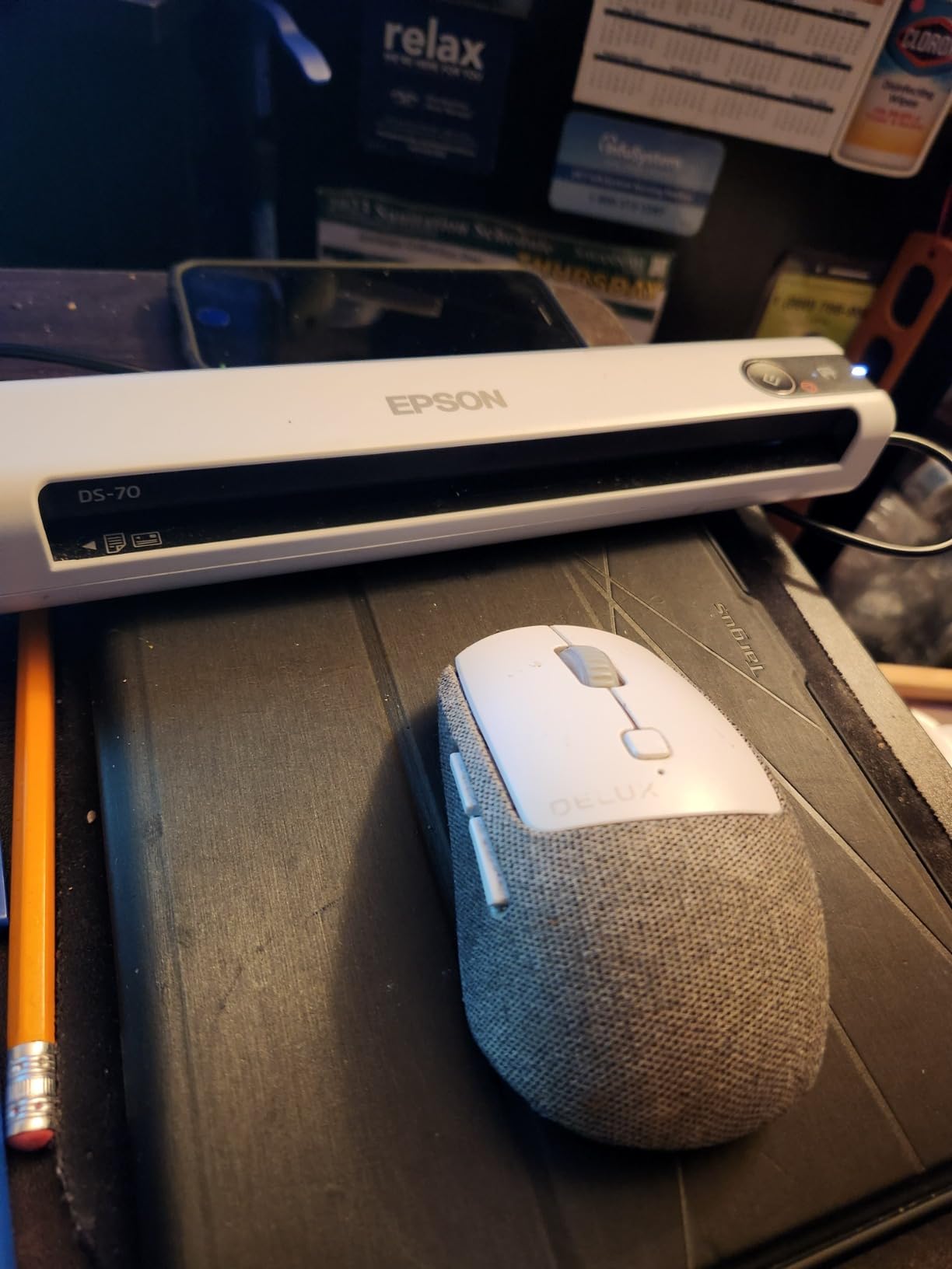 Epson DS-70 Portable Document Scanner Mobile Single-Sheet Scanner | For Laptops and Computers Fast 5.5 Second Scanning Speed Business Card and Receipt Scanner with OCR customer photo 1