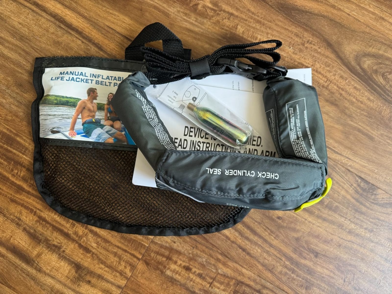 Onyx M-16 Manual Inflatable Belt Pack, U.S. Coast Guard Approved, Low Profile, Compact Design, Approved for Users 16 Years and Older; and Over 80 pounds customer photo 1