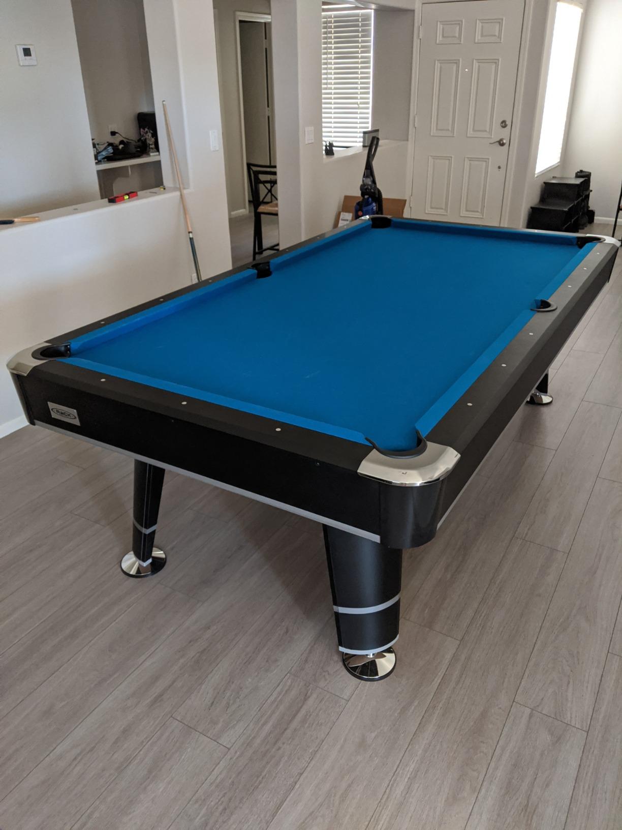 RACK Orion 8-Foot Tournament Billiard/Pool Table (Blue) - Professional Competition Game Table customer photo 1