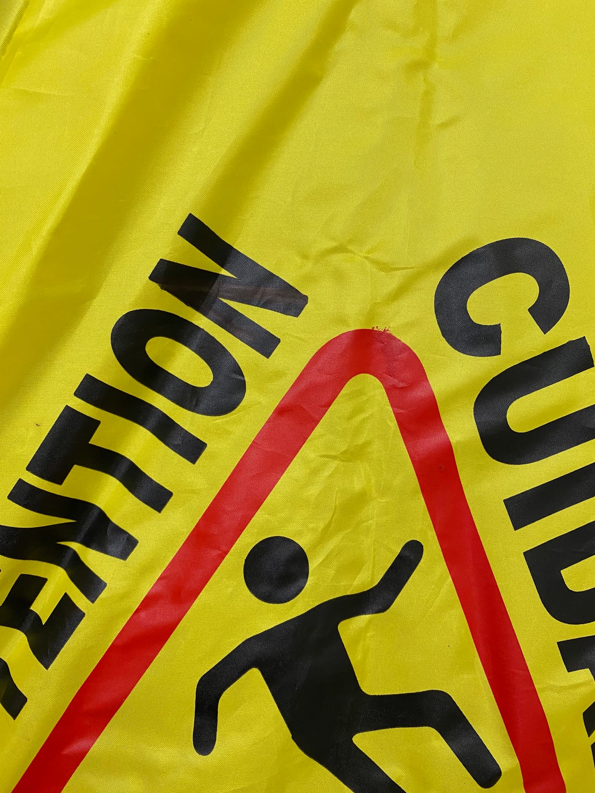 Alpine Caution Wet Floor Sign - Pop Up Slippery When Wet Sign, Wall Mounted Foldable Bilingual Yellow Safety Warning Caution Cone For Commercial & Office Use (20 Inches) customer photo 1