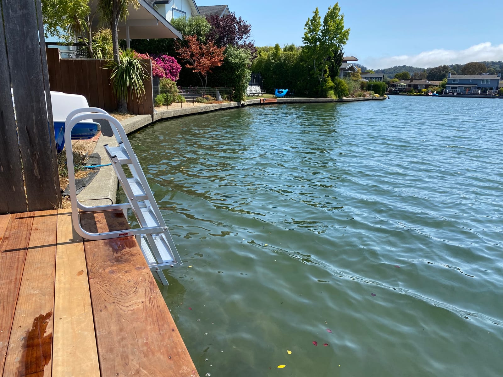 Extreme Max 3005.4122 Deluxe Flip-Up Dock Ladder - 6-Step customer photo 2