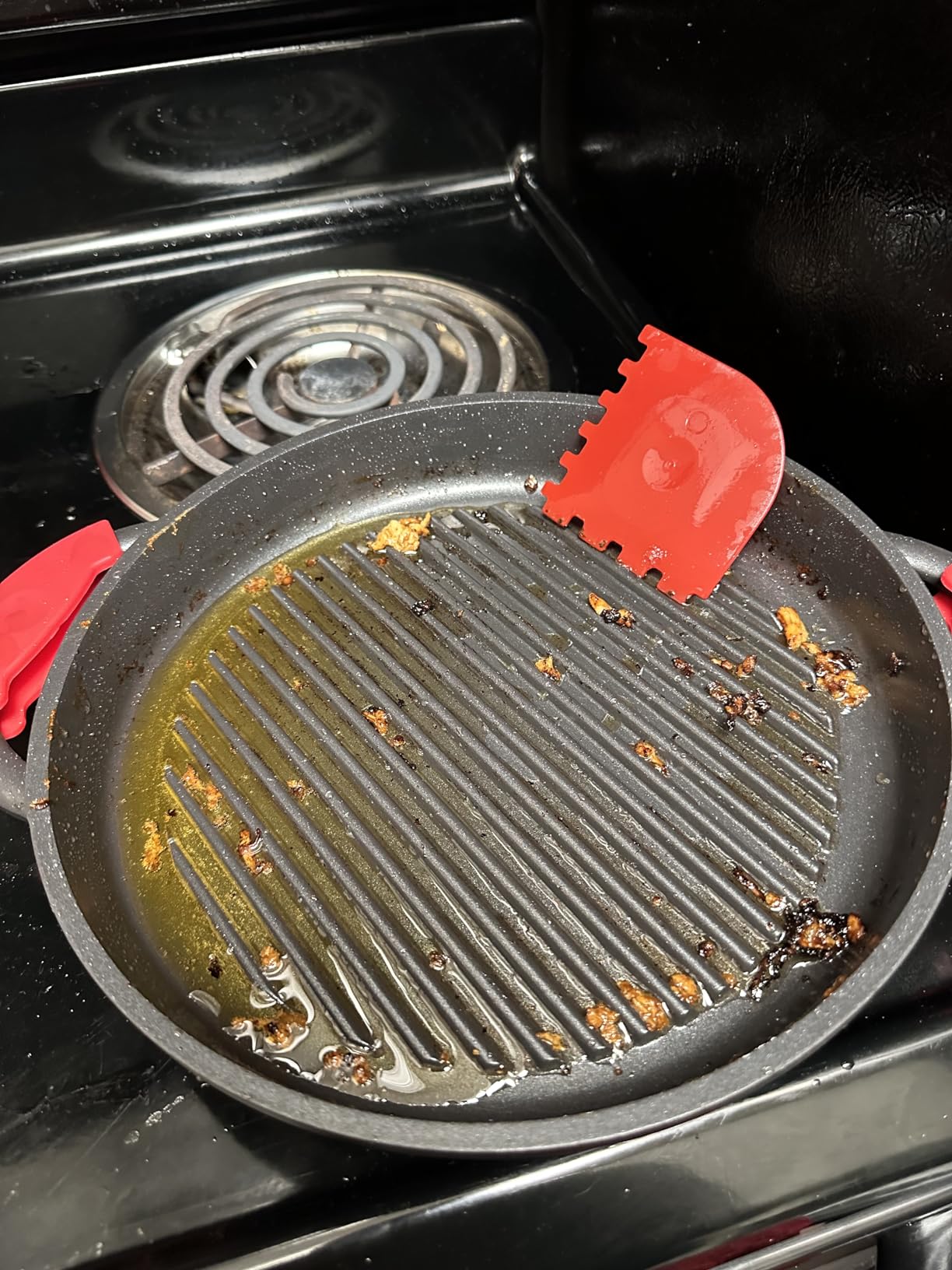 Jean-Patrique The Whatever Pan Cast Aluminum Griddle Pan for Stove Top - Lighter than Cast Iron Skillet Pancake Griddle with Lid - Nonstick Stove Top Grill 10.6