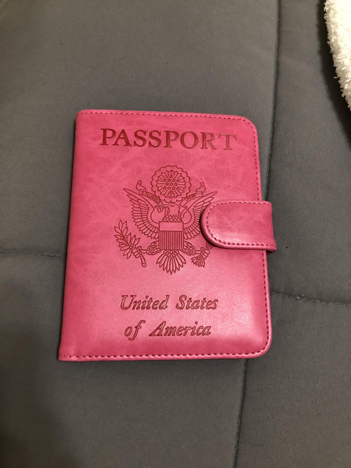 Passport Holder Cover Wallet RFID Blocking, Travel Essentials customer photo 2