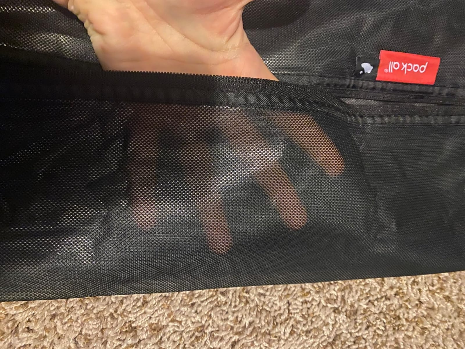 pack all Shoe Bag for Travel, Water-Resistant Shoe Pouch for Sports | Odor-Resistant, Dustproof, Portable, Soccer Cleats & Gym Storage, Fits Up to Size 11, 2 Pack, Black customer photo 2