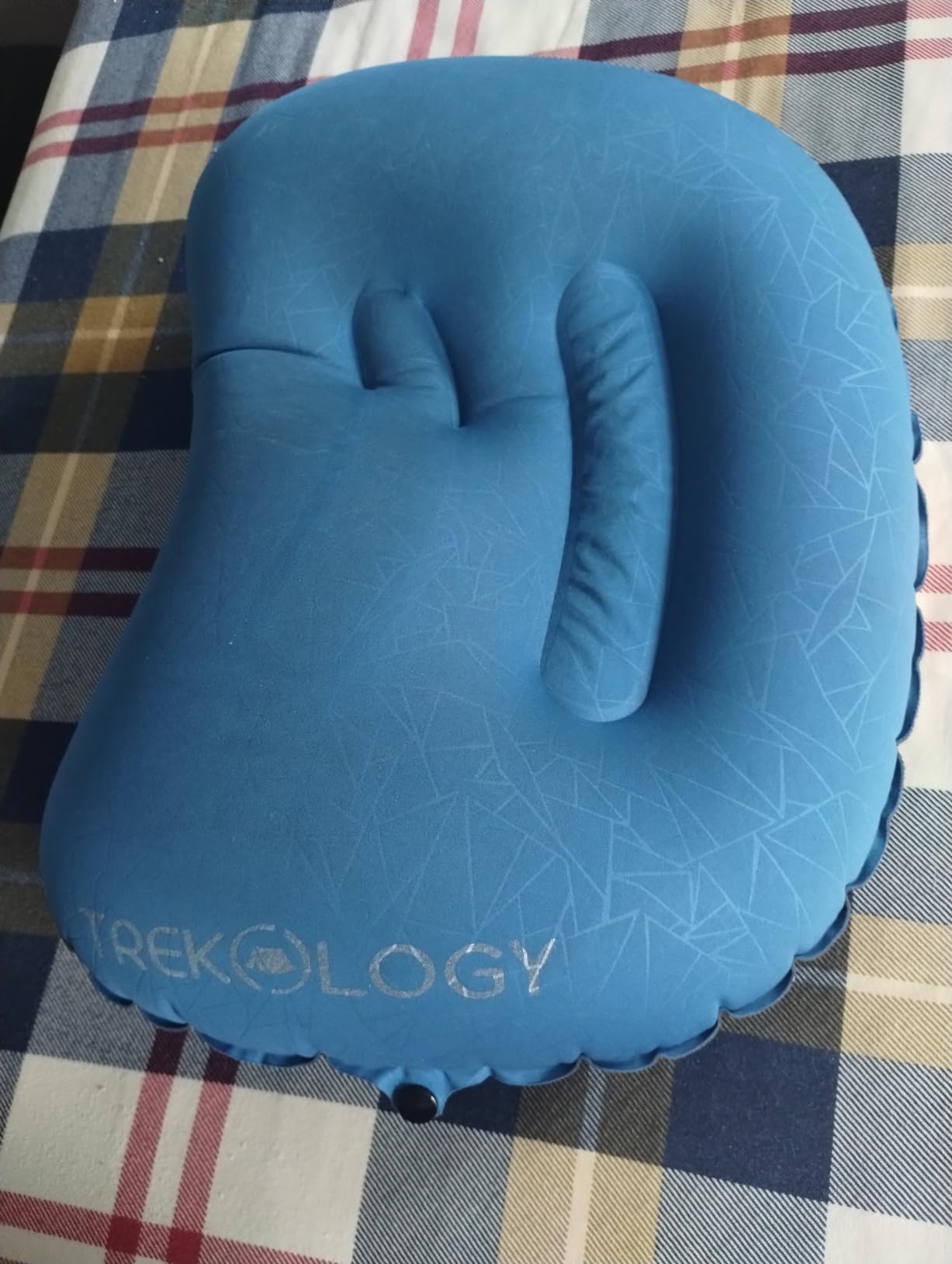 TREKOLOGY Aluft 2.0 Small Inflatable Camping Pillow for Backpacking, Travel | Ultralight, portable, compact blow up air cushion for hiking, camp, beach, sleeping, packable head rest, neck, lumbar support customer photo 2
