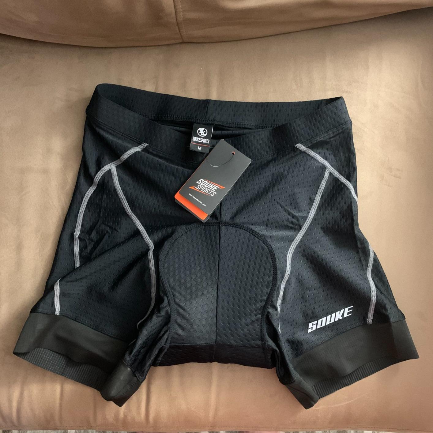 Souke Sports Men's 4D Padded Bike Shorts Cycling Underwear MTB Road Liner customer photo 2