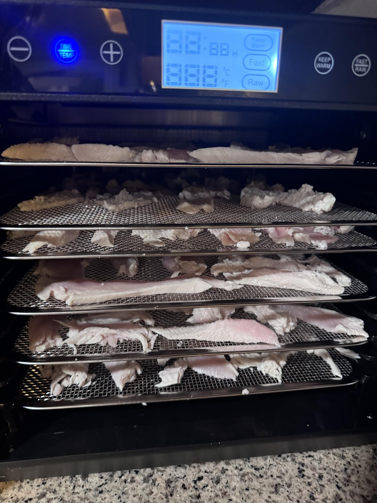 Magic Mill Premium Food Dehydrator Machine (10 Extra-Large Stainless Steel Trays) 700W Dryer for Beef Jerky, Fruits, Vegetables, Dog Treats, 48 Hour Digital Timer - 95°-167° Temperature Control customer photo 2
