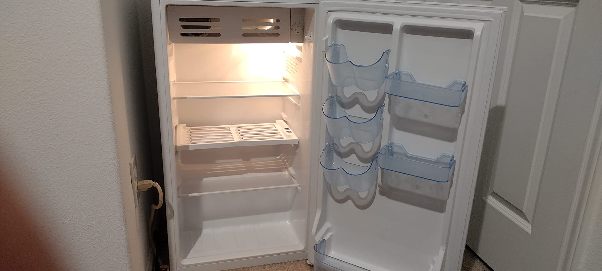 Frigidaire EFR331-WHITE 3.2 Cu ft Eraser Board Mini Compact Dorm Fridge (White) customer photo 1