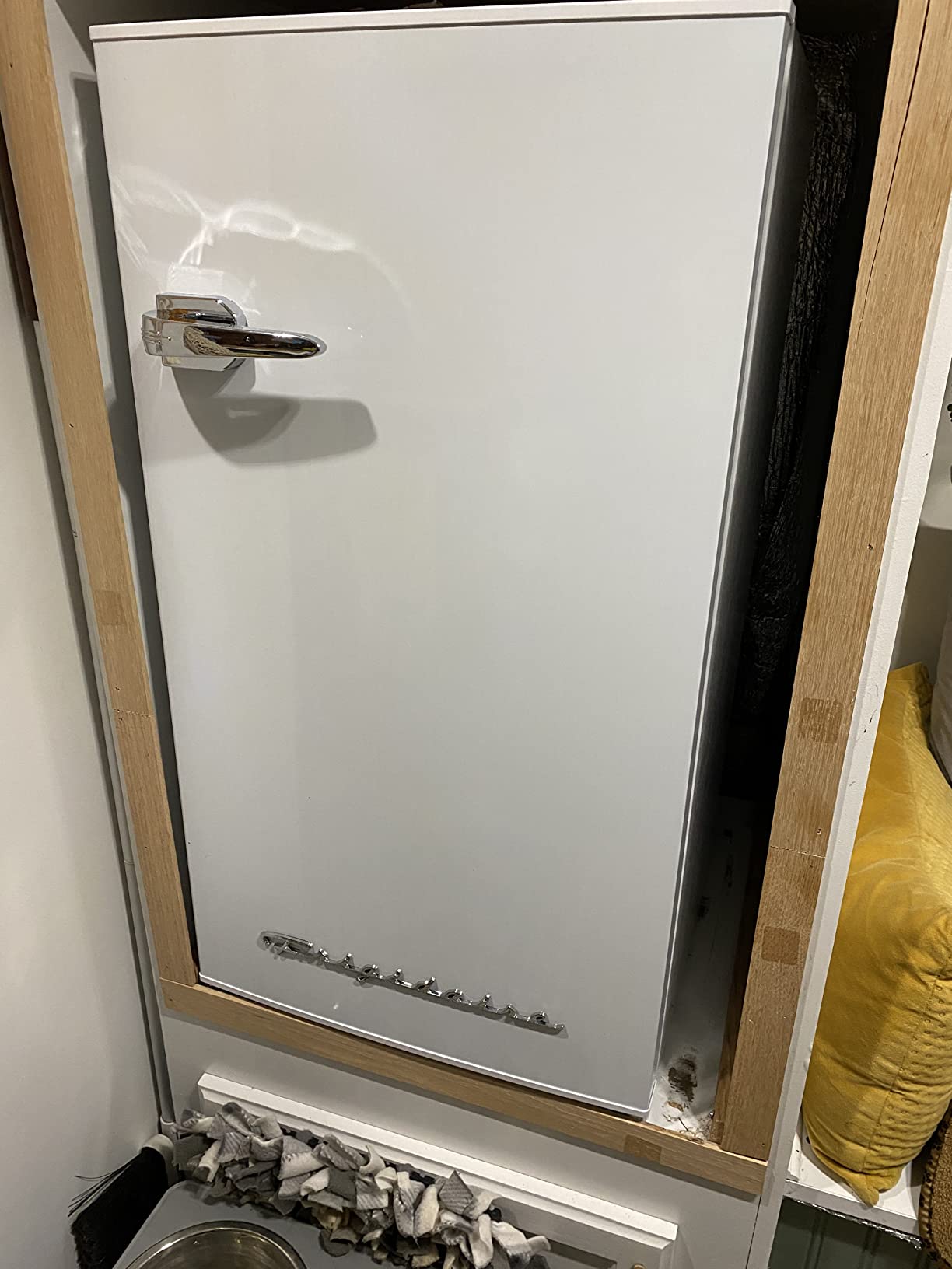 Frigidaire EFR331-WHITE 3.2 Cu ft Eraser Board Mini Compact Dorm Fridge (White) customer photo 2
