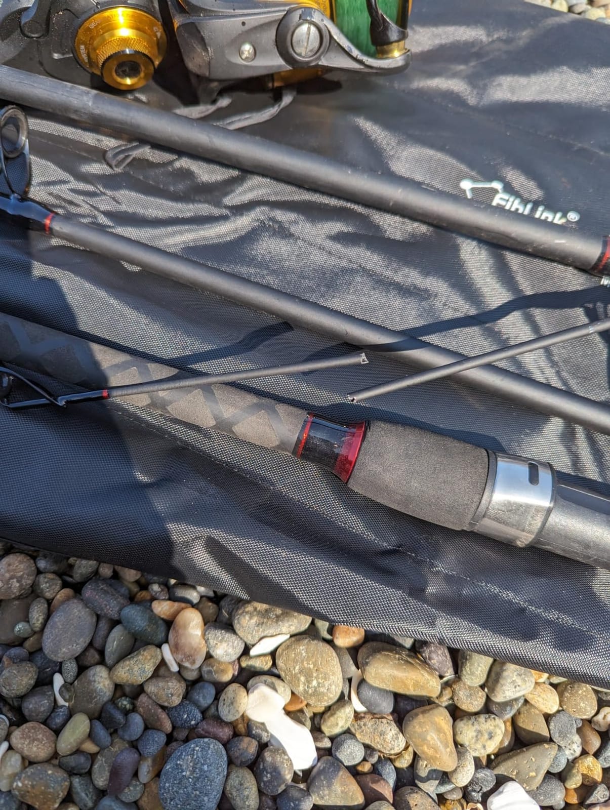Fiblink Surf Spinning Fishing Rod 4-Piece Graphite Travel Fishing Rod (11 Feet & 13 Feet & 15 Feet) customer photo 1
