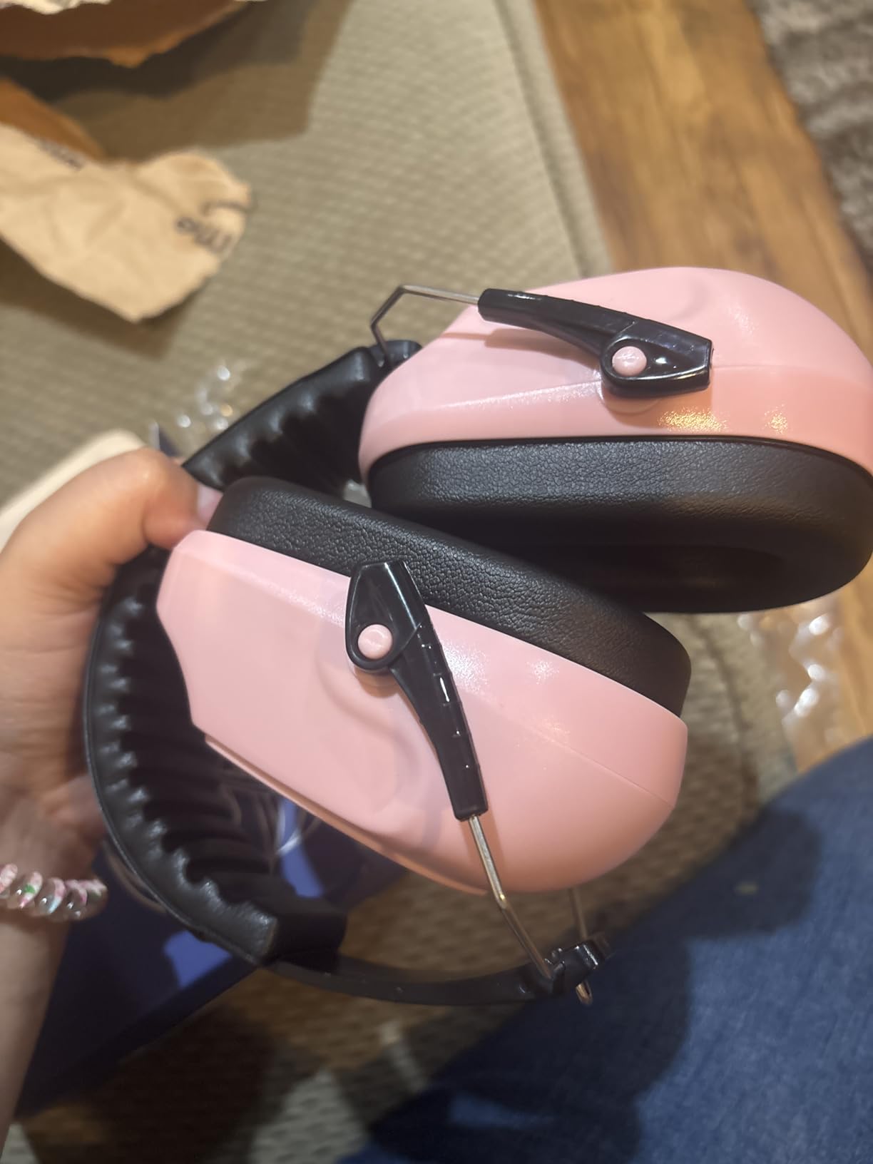 ProCase Hearing Protection Ear Muffs SNR 33dB, Noise Cancelling Headphones, Adjustable NRR 28dB Noise Reduction Earmuffs for Adults & Kids, Shooting, Lawn Mowing, Studying, Autism Sensory Needs customer photo 1