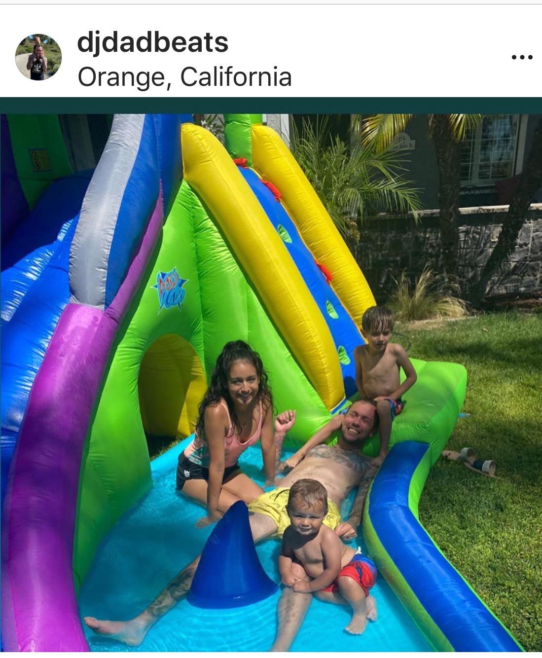 ACTION AIR Inflatable Water Slide, Shark Bounce House with Slide for Wet and Dry, Playground Sets for Kids Backyard, Water Spray & Water Pool, Durable Sewn with Extra Thick Material customer photo 2