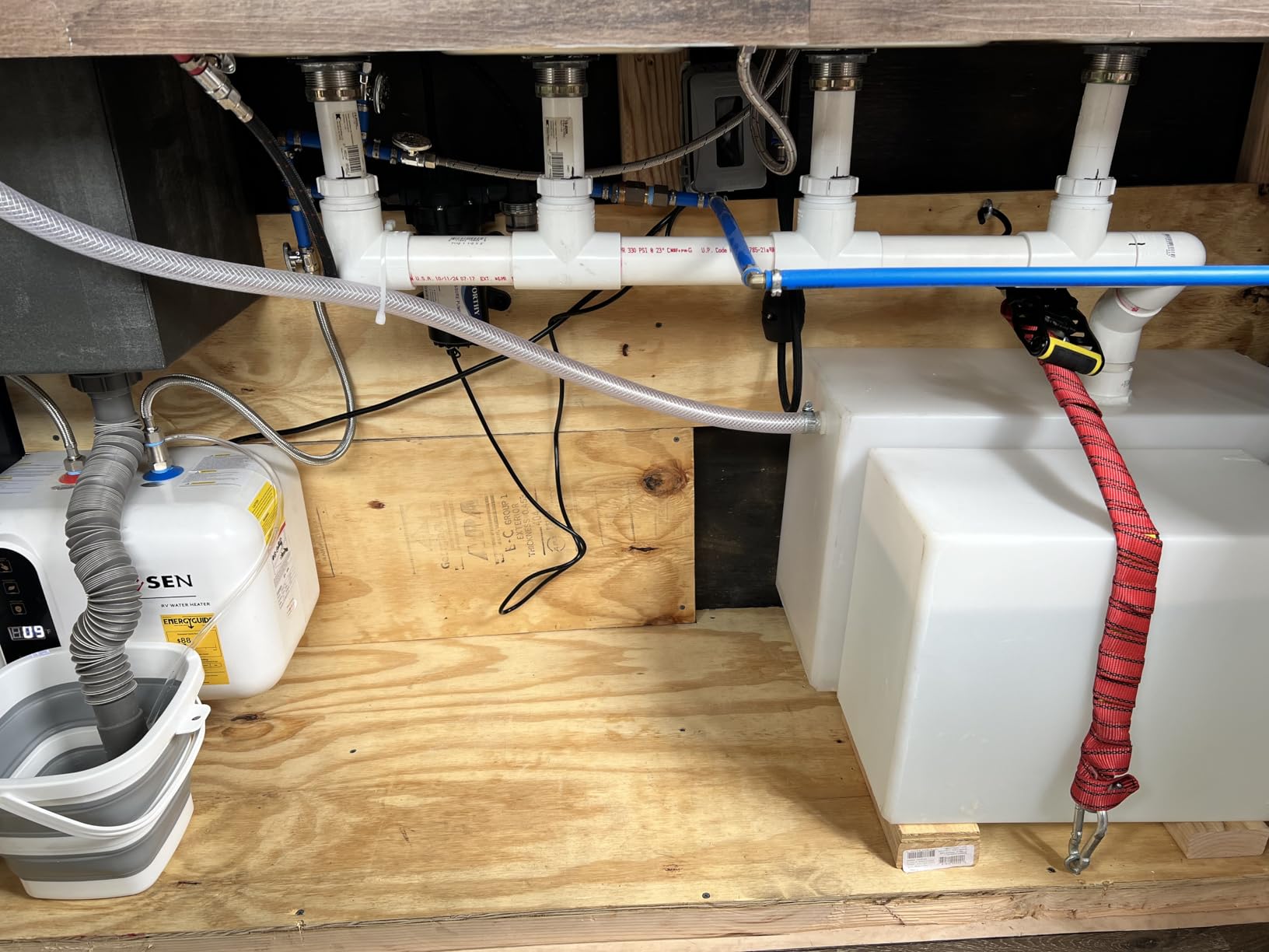 RecPro 16 & 21 Gallon Fresh & Gray Water Holding Tank Combo | BPA-Free Polyethylene, Made in USA customer photo 1