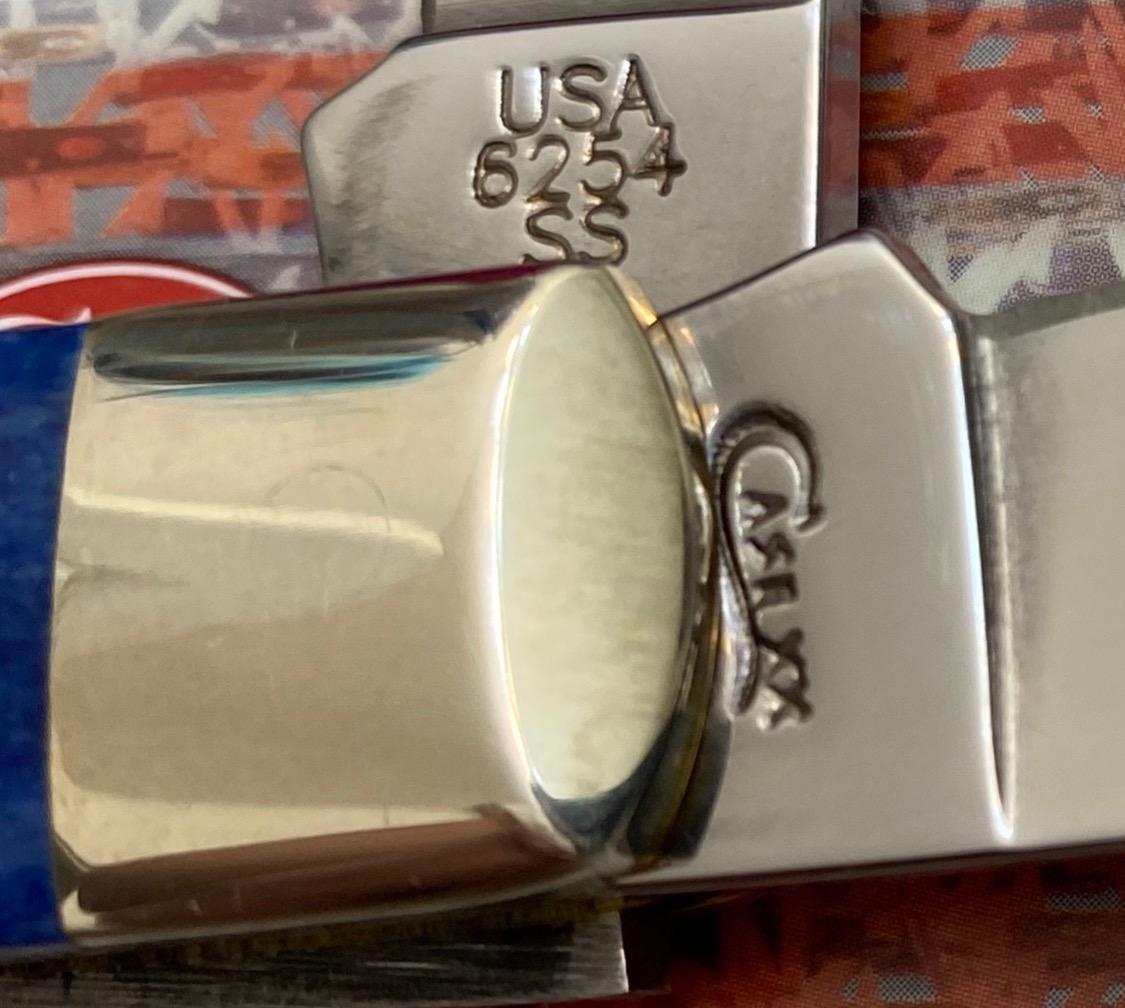 Case WR XX Pocket Knife Trapper Caribbean Blue Jig Bone Item #25592 - (6254 SS) - Length Closed: 4 1/8 Inches customer photo 1