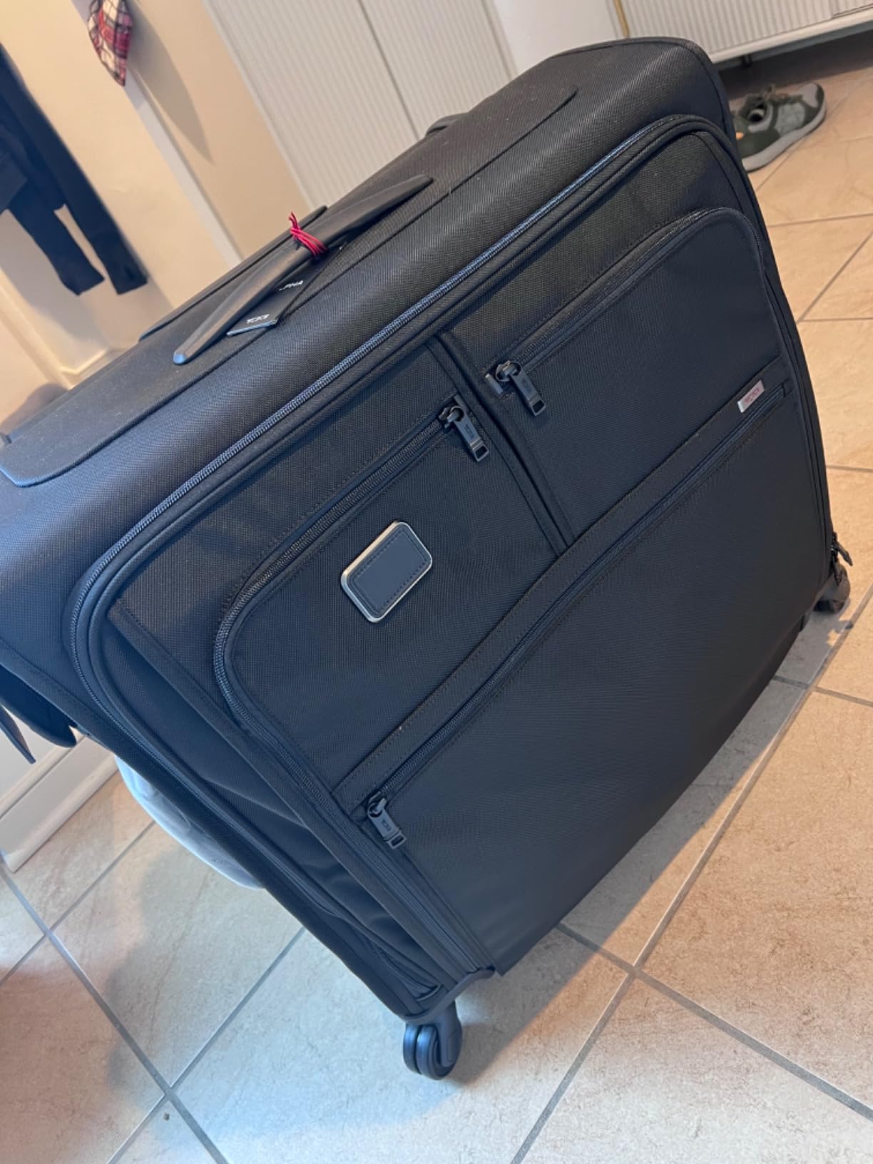 TUMI - Alpha Large 4-Wheeled Garment Bag - Clothing Bag for Hanging Suits, Dresses & Coats - With TSA Lock - Midnight Black customer photo 2
