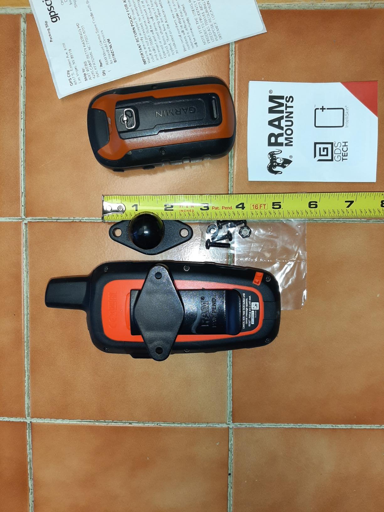 RAM MOUNTS Garmin GPS Spine Clip Adapter with B Size 1