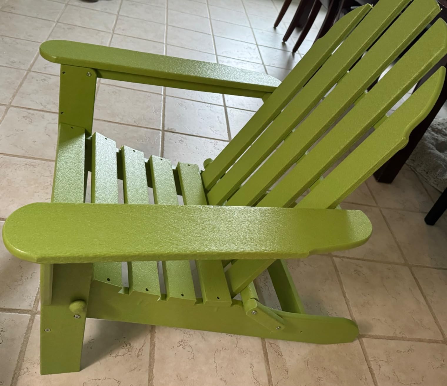 POLYWOOD AD5030NV Classic Folding Adirondack Chair, Navy customer photo 1