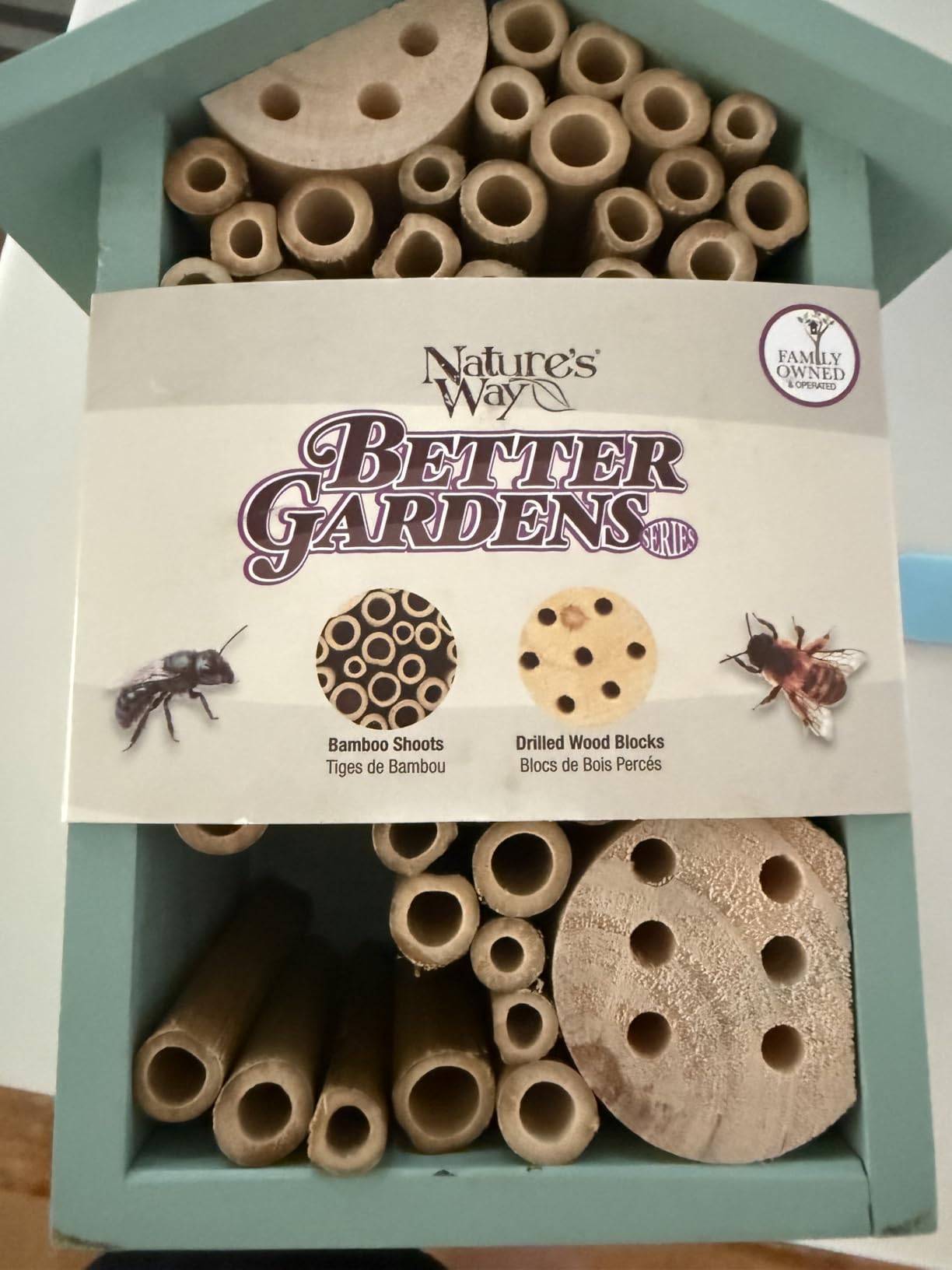 Nature's Way Bird Products PWH1-C Teal Bee House customer photo 2