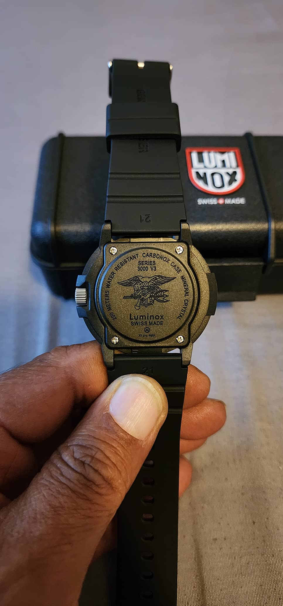 Luminox - Original Navy Seal- Mens Watch - Military Dive Watch - Date Function - 200m Water Resistant - Mens Watches - Made in Switzerland customer photo 1