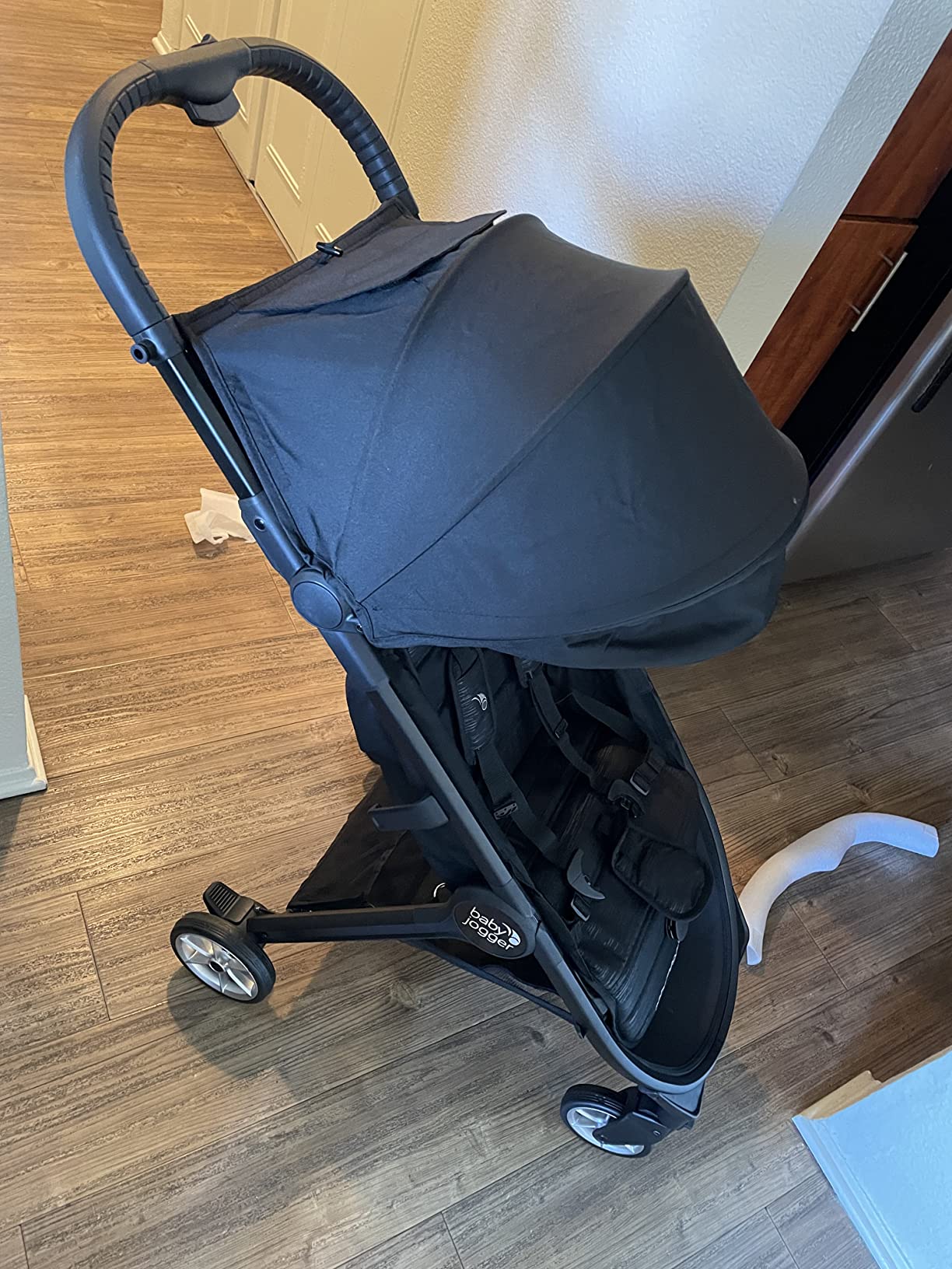 Baby Jogger City Tour 2 Carry-On Approved Travel Stroller, Ultra-Compact Baby Stroller, Lightweight, Easy Fold, Baby Travel Essential, Pitch Black customer photo 1