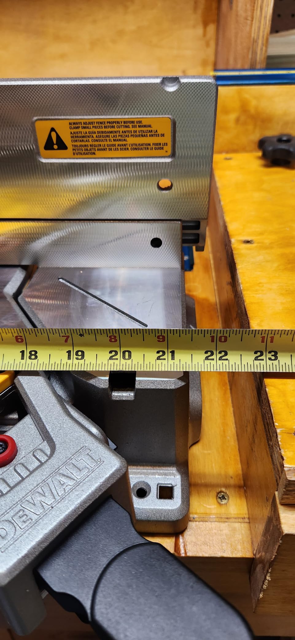 DEWALT Miter Saw, Double-Bevel, Compound, 12-Inch, 15-Amp (DWS716) customer photo 1