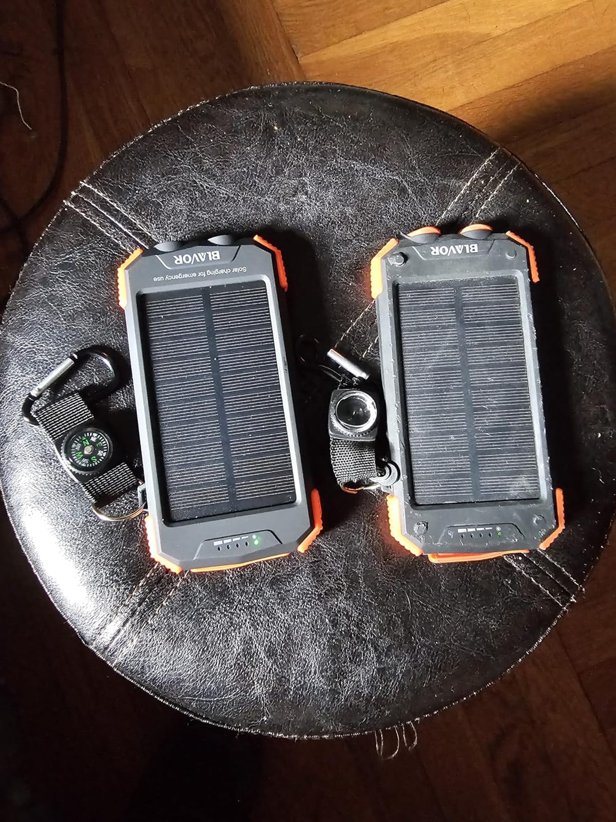 BLAVOR Solar Power Bank 10,000mAh Portable Wireless Charger for Cell Phones | 20W USB-C battery pack, battery bank, IPX5 waterproof, 2 flashlights, camping essentials, hiking gear, emergency solar backup customer photo 2