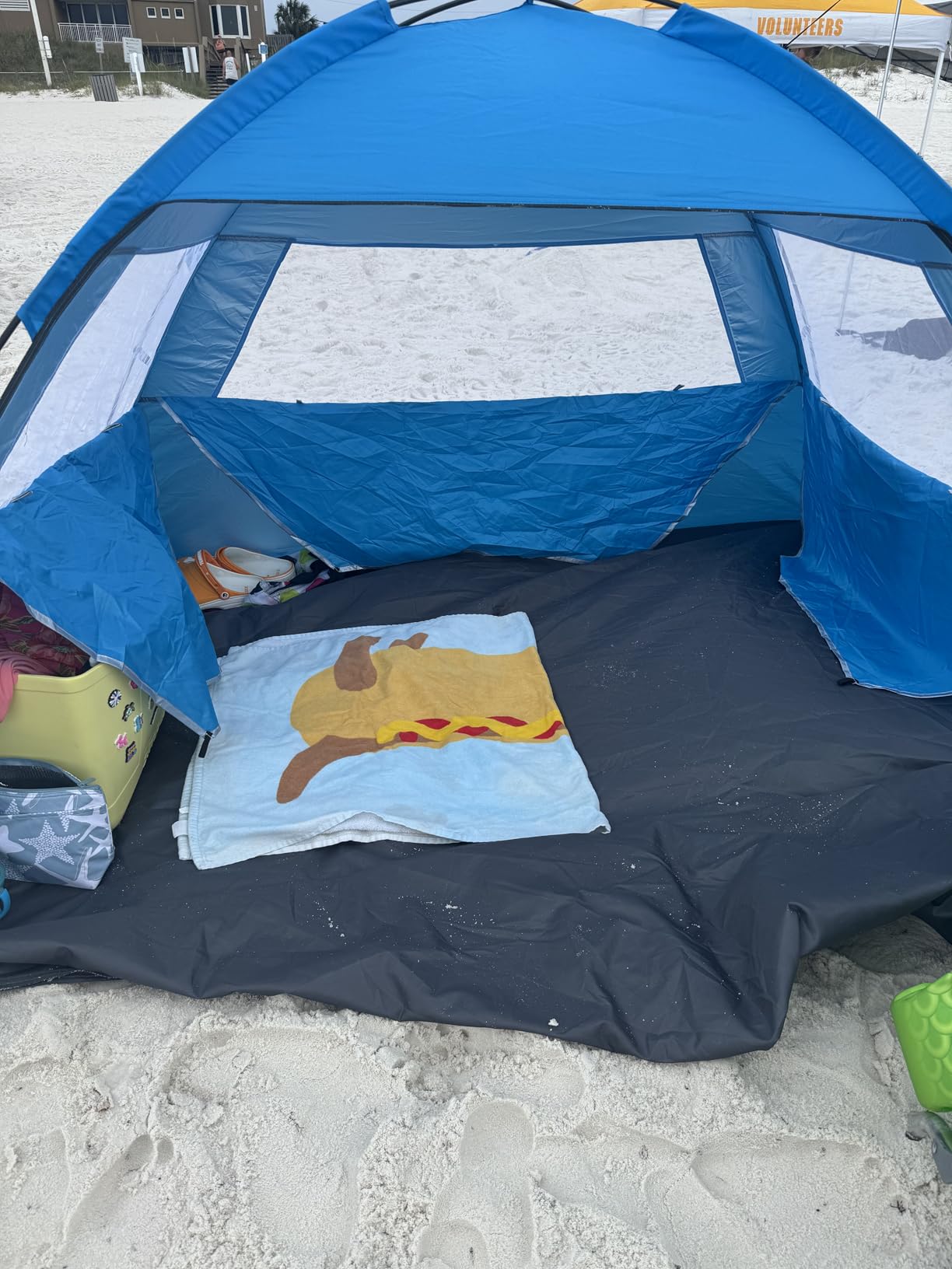 Venustas Beach Tent Sun Shelter for 3/4/6/8 Person, UPF 50+ UV Protection Beach Canopy, Lightweight and Easy Setup Cabana, Portable Shade Tent customer photo 1