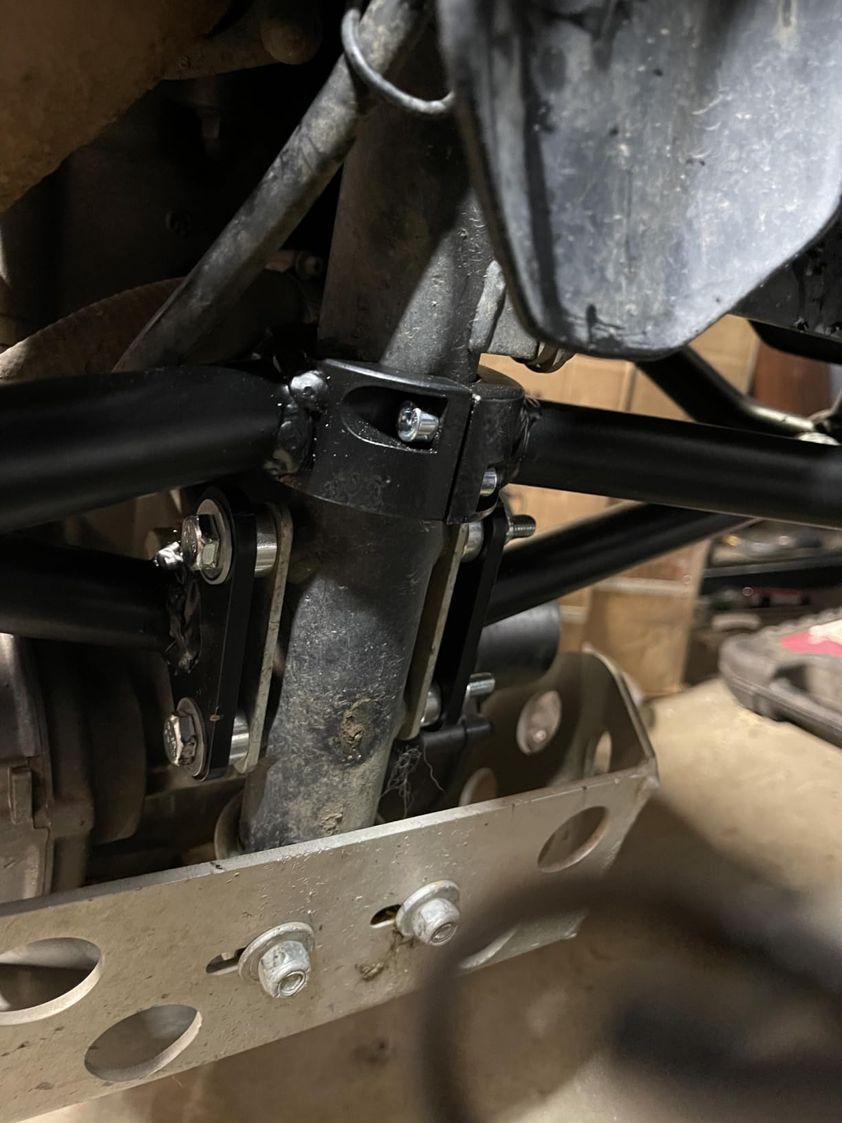 ECOTRIC Crash Bars Engine Guards Compatible with 08-18 Kawasaki KLR650 customer photo 1