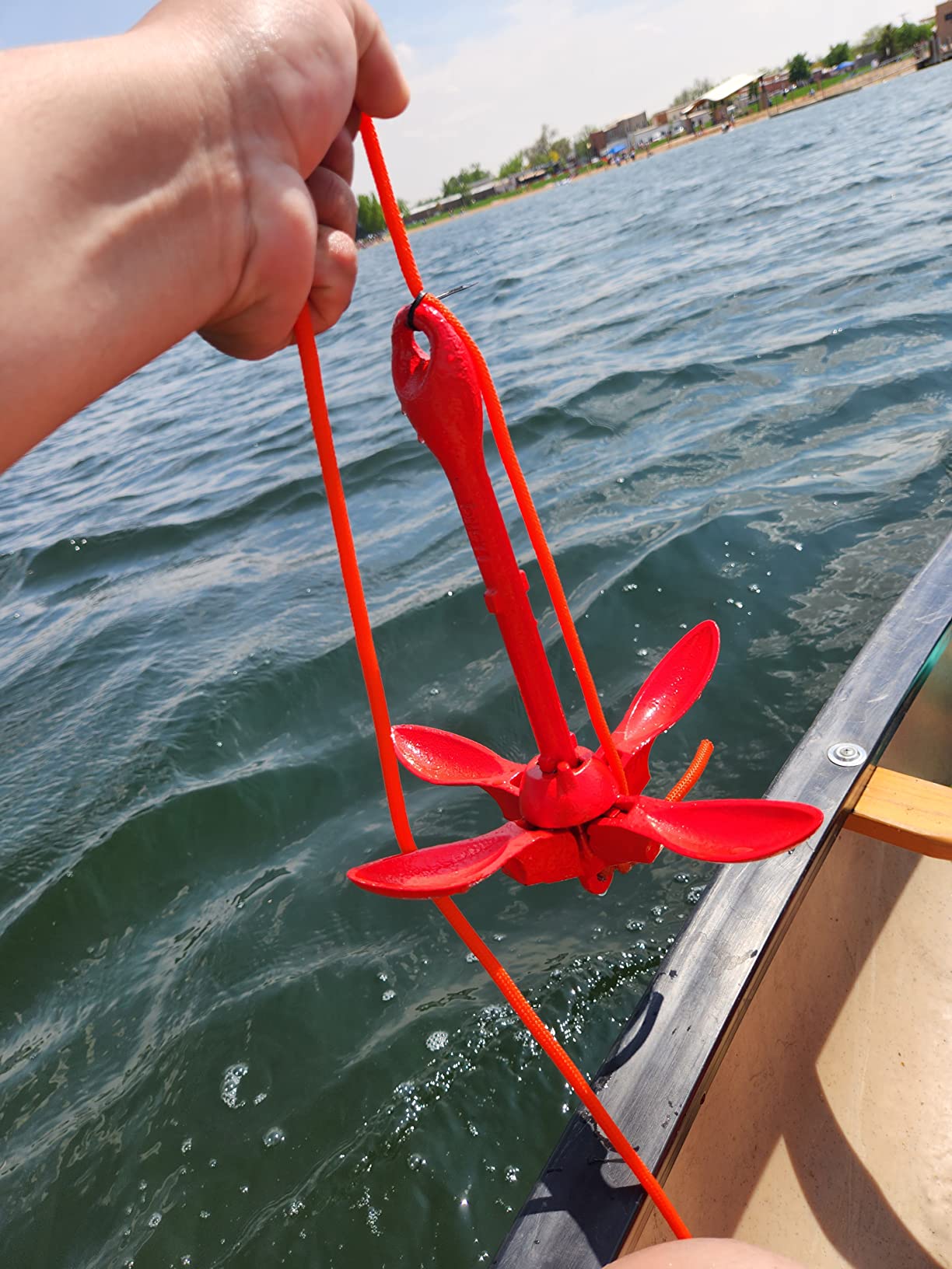 BeGrit Small Kayak Anchor w/Rope, Folding Marine Anchor for Paddle Board customer photo 2