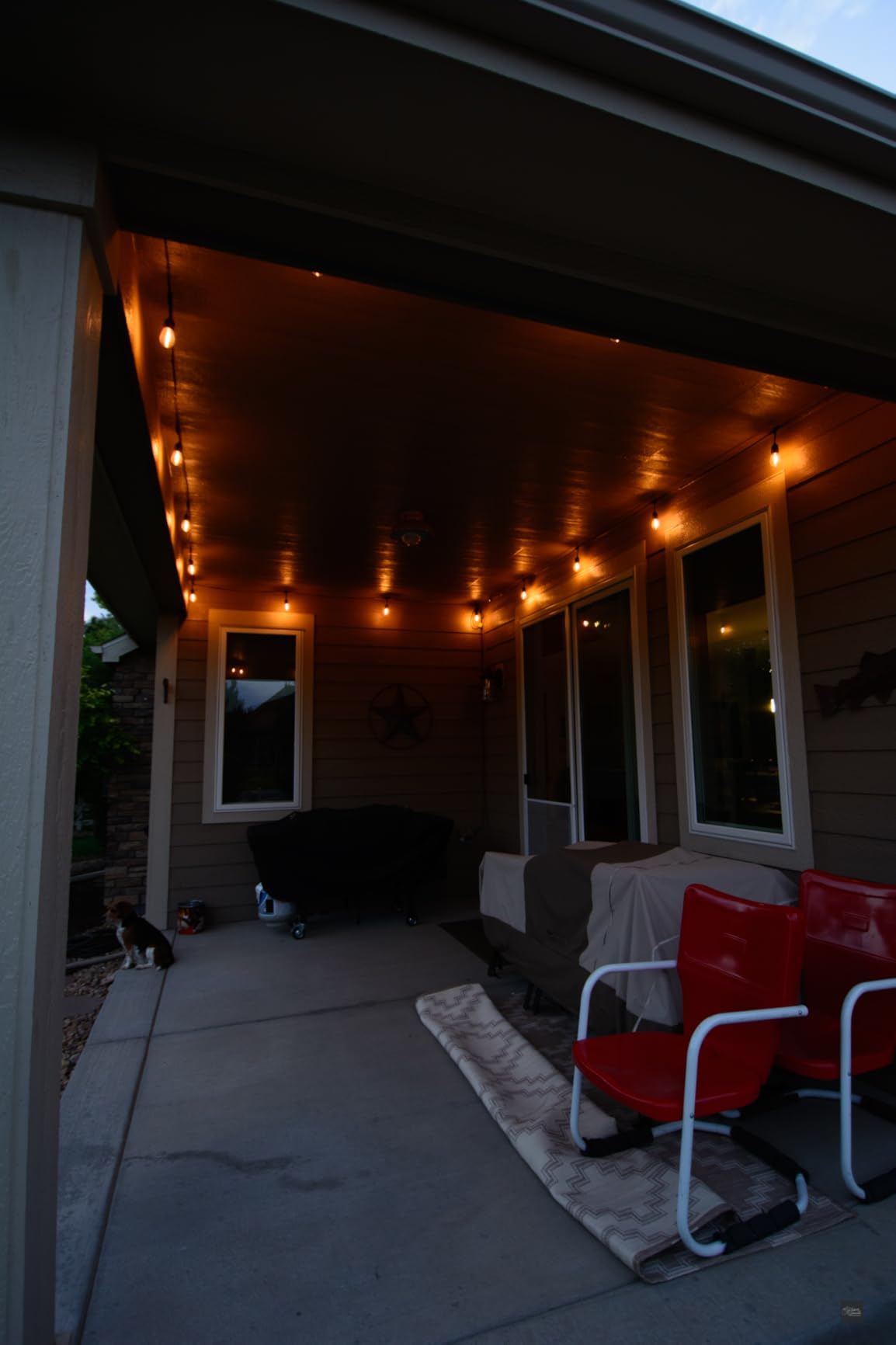 addlon LED Outdoor String Lights 48FT Edison Vintage Weatherproof ETL | Commercial Grade Strand with Shatterproof Bulbs, Decorative Hanging Lights for Patio Backyard Garden Cafe Bistro Deck customer photo 1