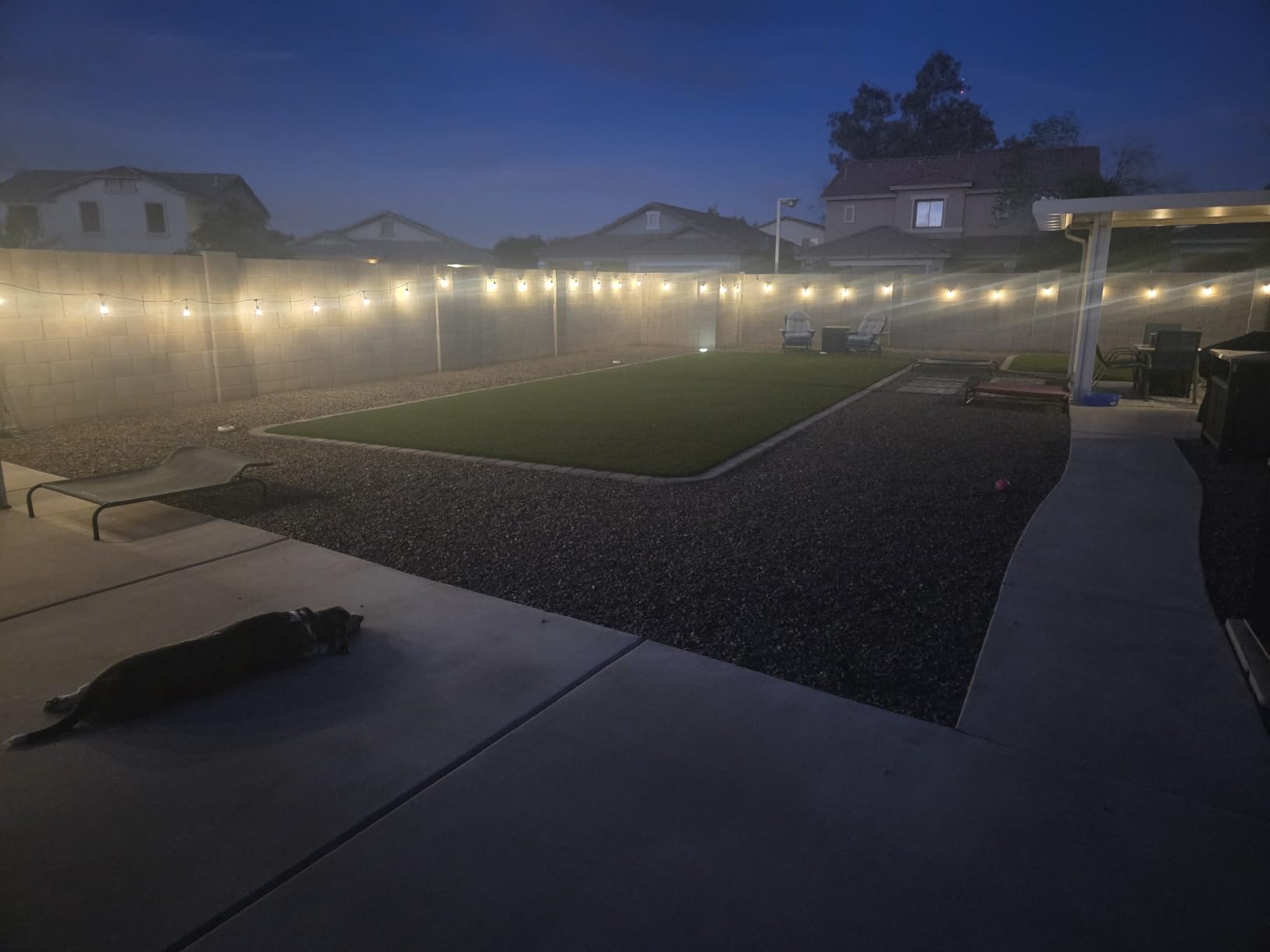 addlon LED Outdoor String Lights 48FT Edison Vintage Weatherproof ETL | Commercial Grade Strand with Shatterproof Bulbs, Decorative Hanging Lights for Patio Backyard Garden Cafe Bistro Deck customer photo 2