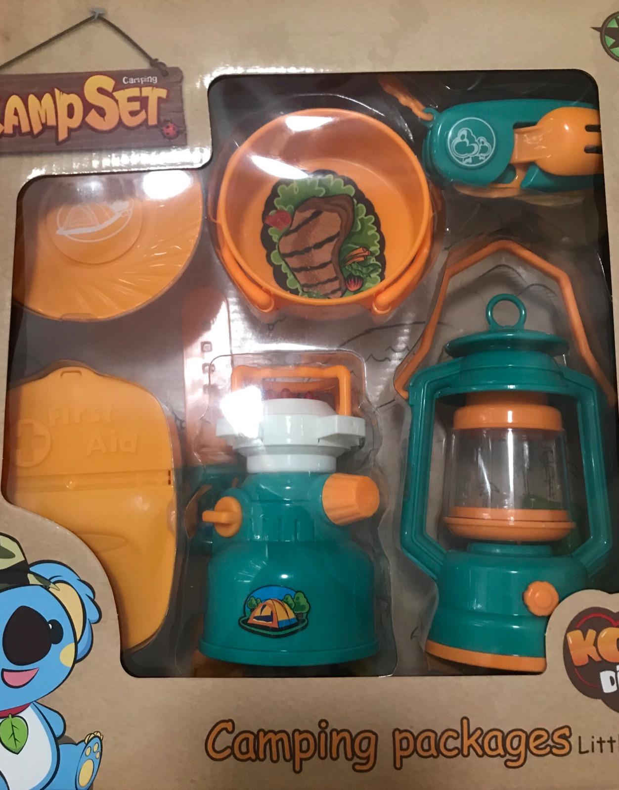 Kids Camping Gear Set with Play Tent, Pretend Campfire, Fruits, Marshmallow, Camping Toys for Toddlers, Boys & Girls - Indoor & Outdoor Explore & Adventure customer photo 1