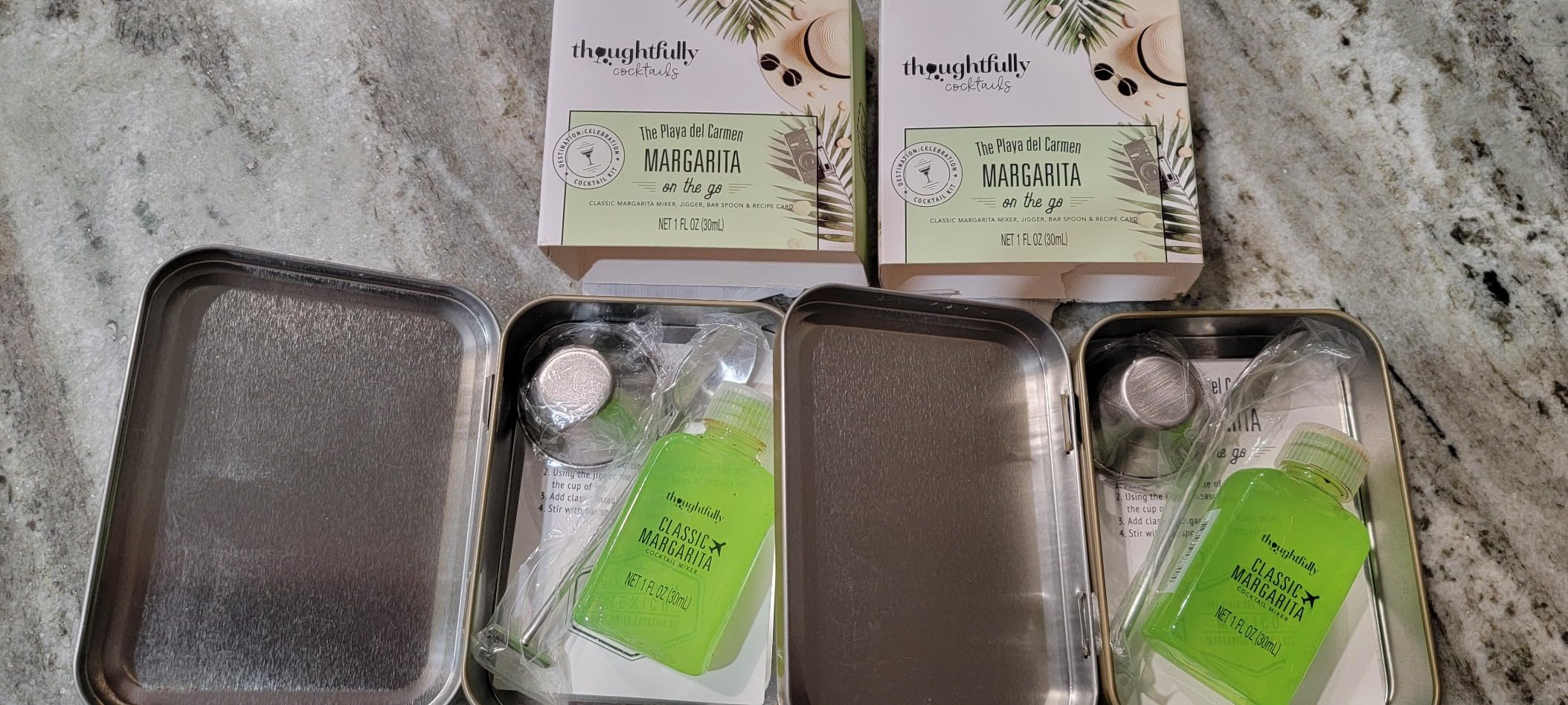 Cocktail Kit Travel Tin Gift Set, Portable Margarita Cocktail Bar customer photo 1