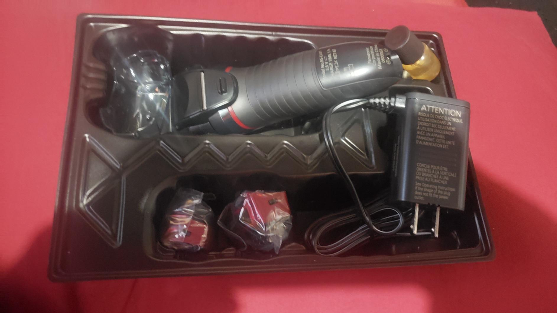 Panasonic Hybrid Wet Dry Shaver, Trimmer & Detailer with Two Adjustable Trim Attachments, Pop-up Precision Detail Trimmer & Shave Sensor Technology Cordless Razor for Men - ES-LL41-K (Black) customer photo 2